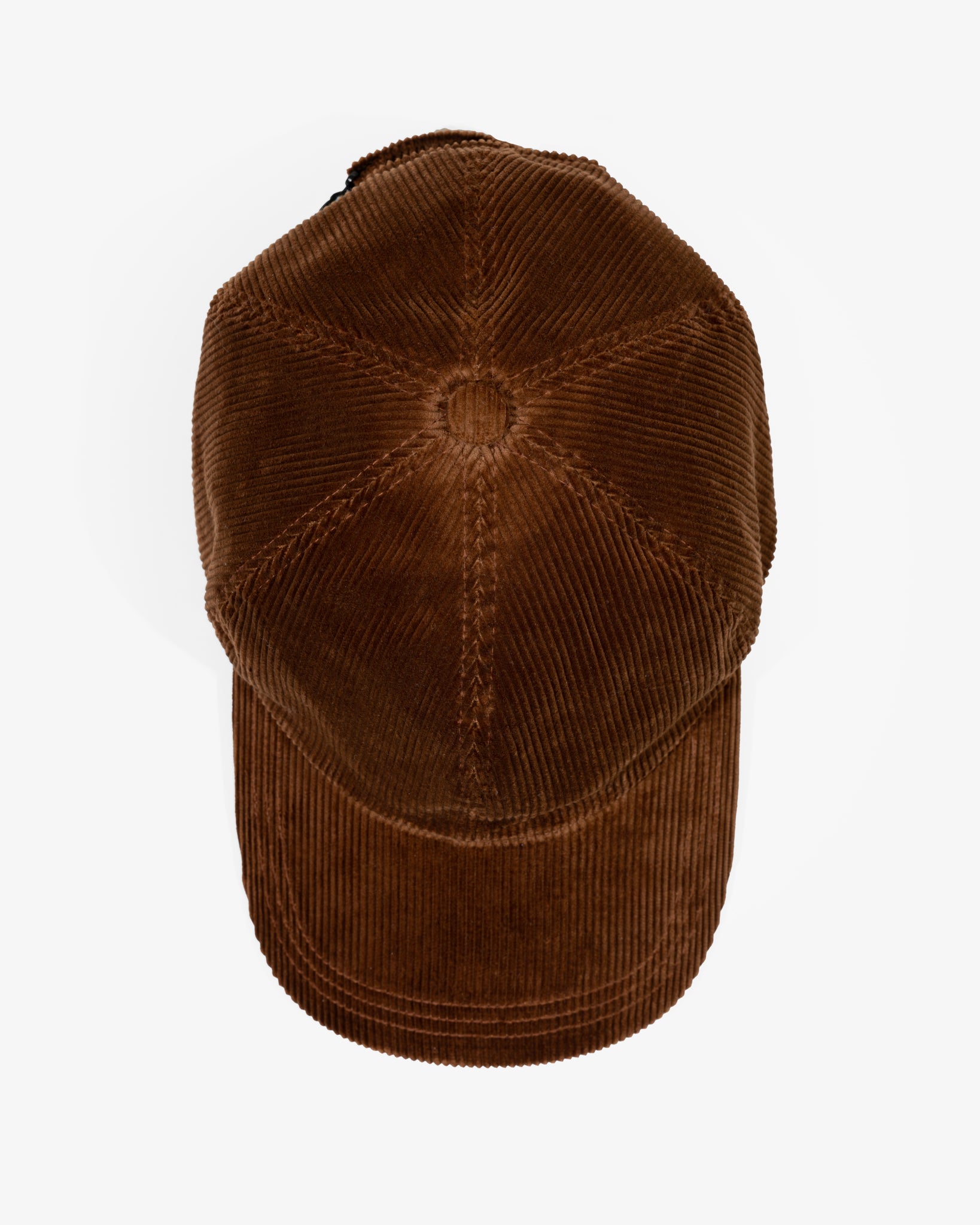 6 PANEL CAP - BROWN 10 WALE ITALIAN CORDUROY – James Coward