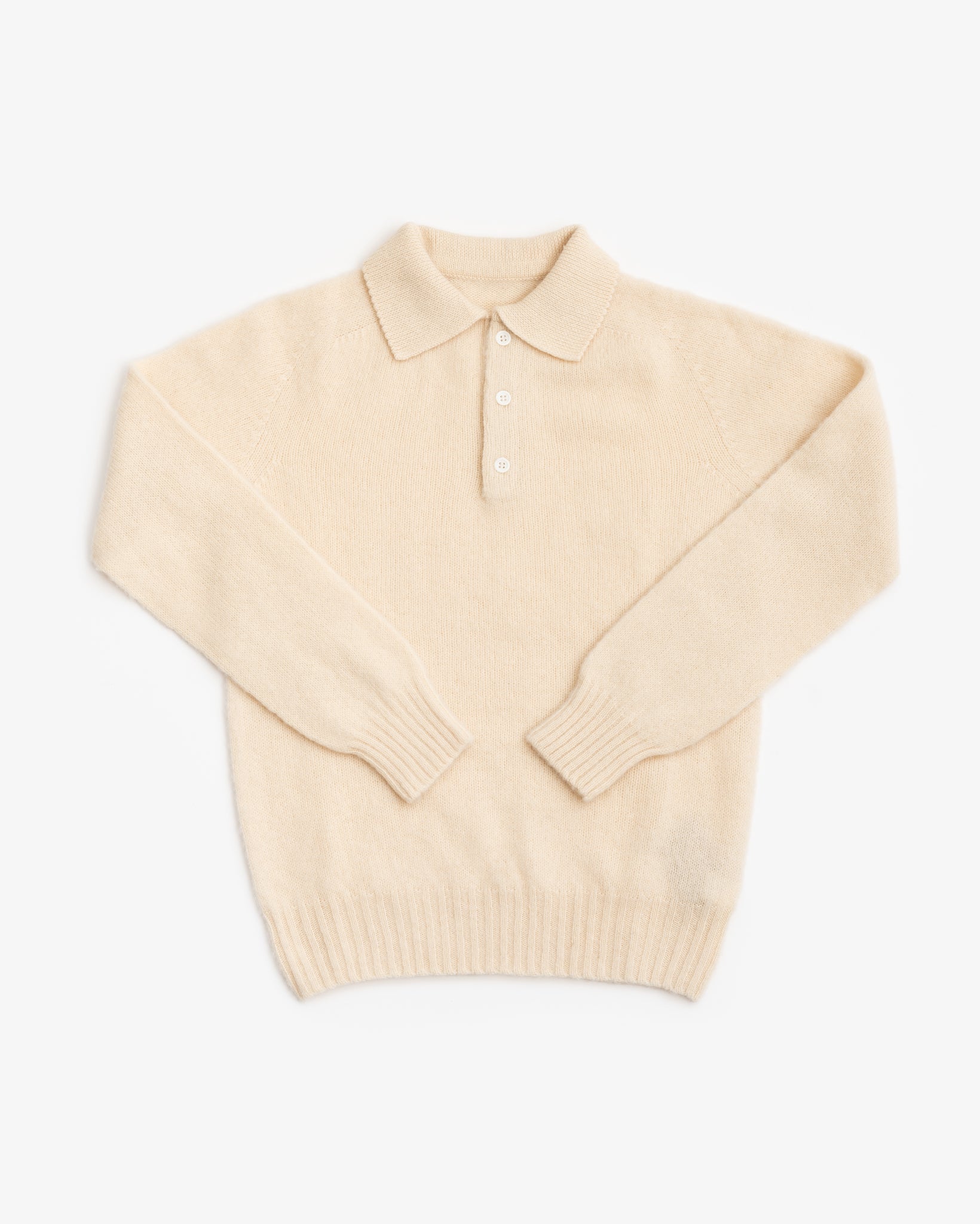 SHETLAND POLO - CREAM