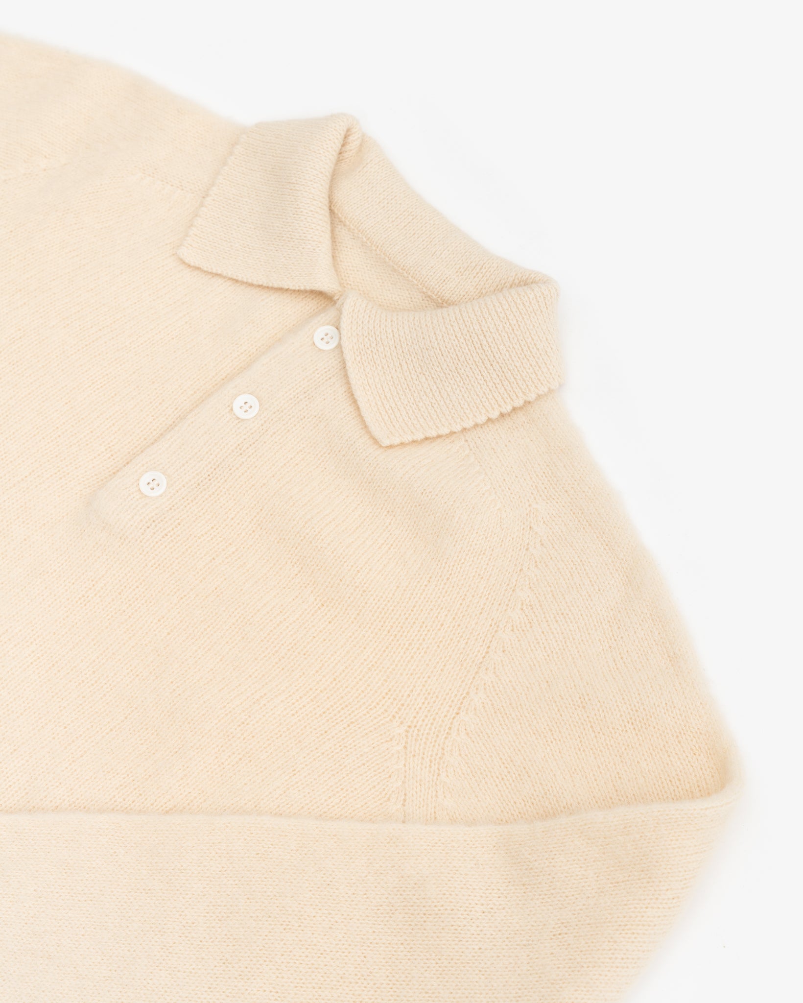 SHETLAND POLO - CREAM