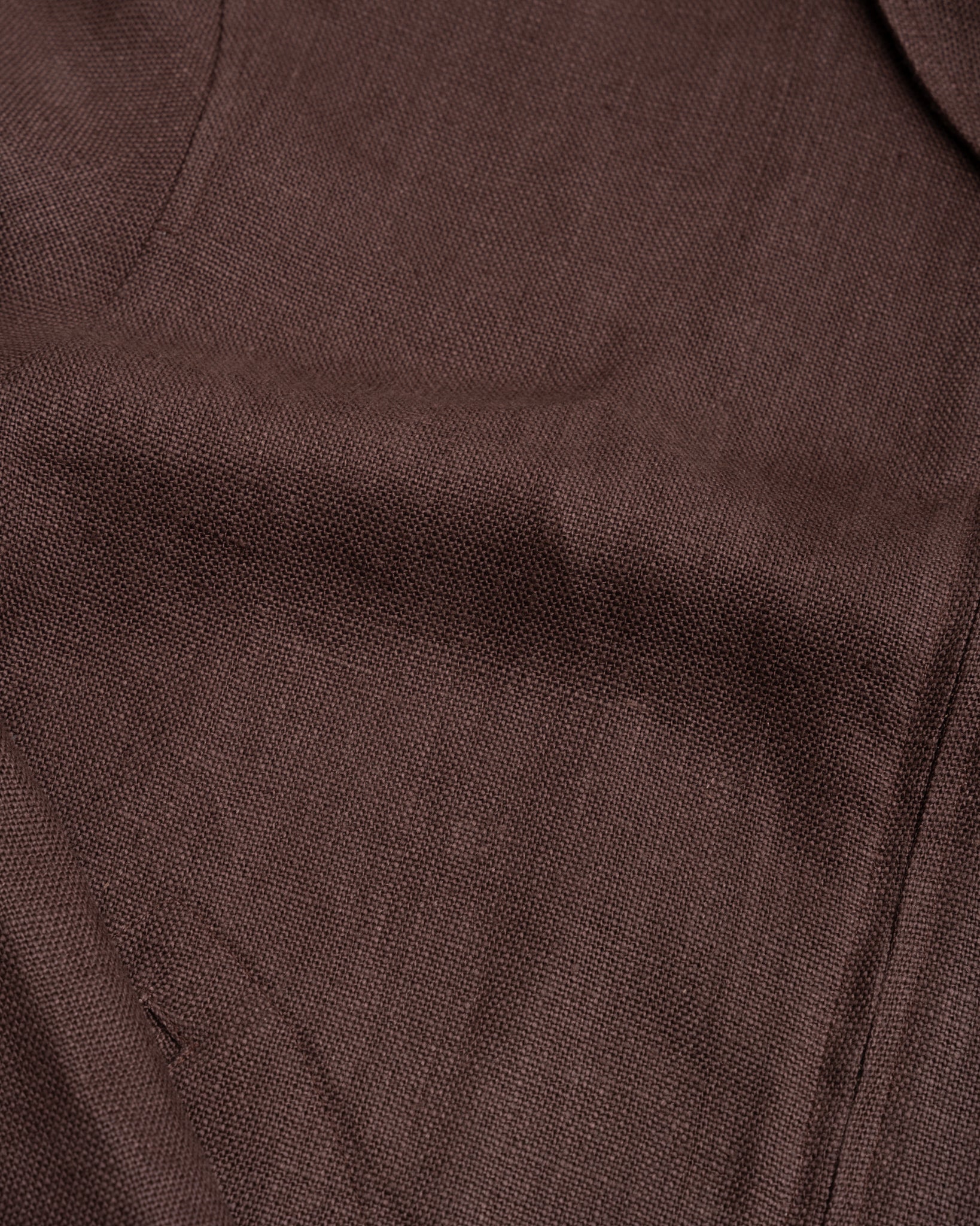 SITE JACKET - CHESTNUT BELGIAN LINEN