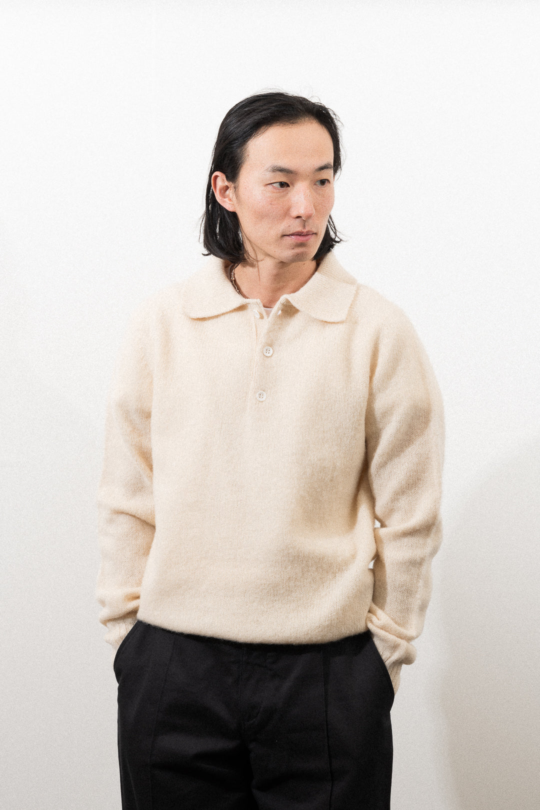 SHETLAND POLO - CREAM