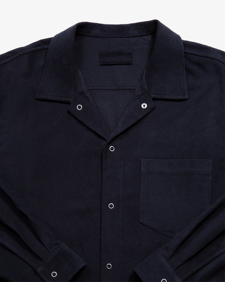 WORKSHOP SHIRT - DARK NAVY MOLESKIN