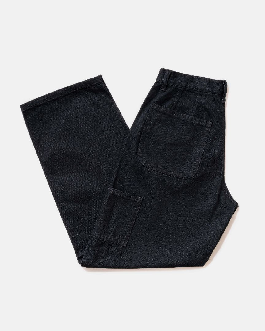 CARPENTER JEAN - BLACK ONE WASH DENIM – James Coward