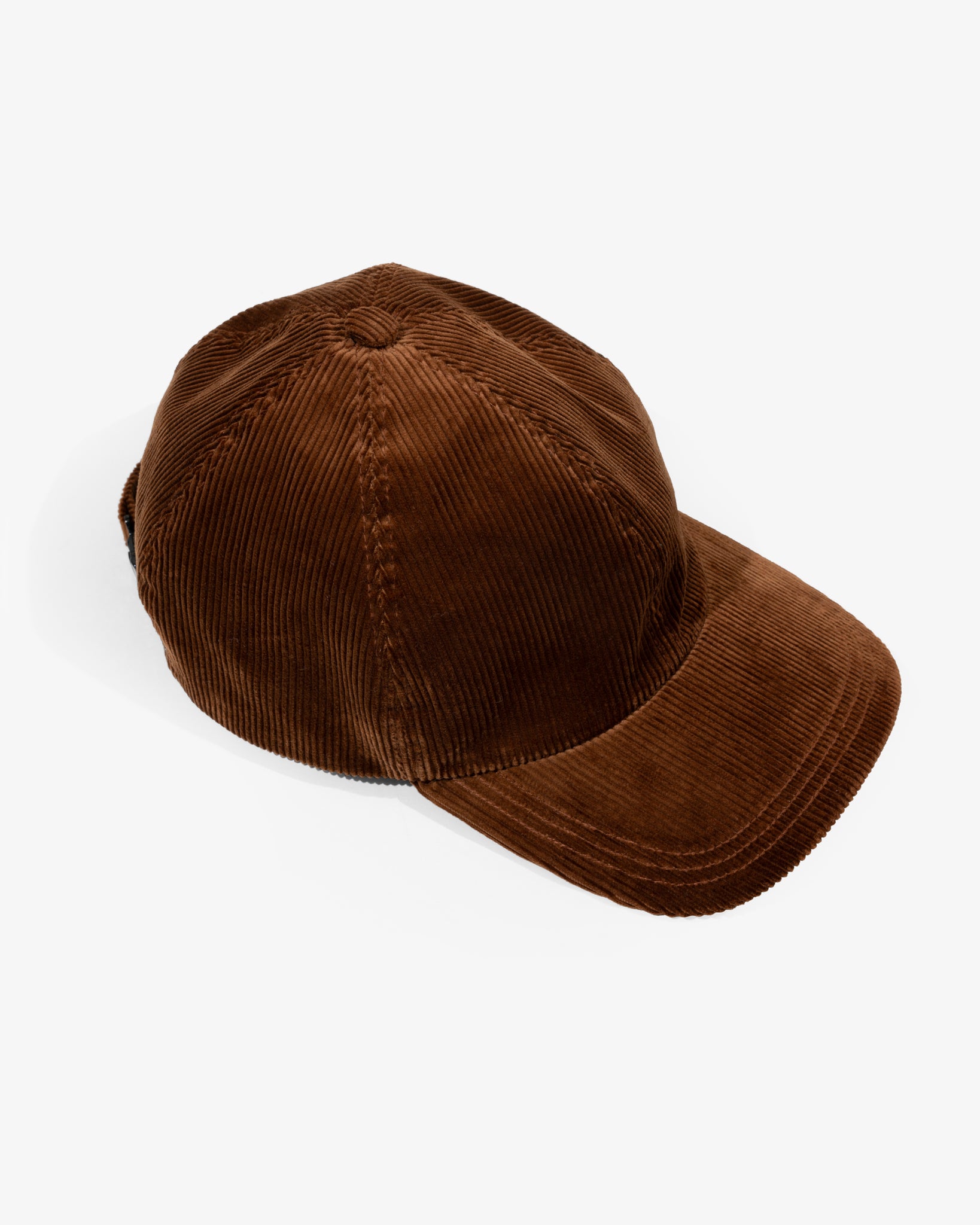 6 PANEL CAP - BROWN 10 WALE ITALIAN CORDUROY