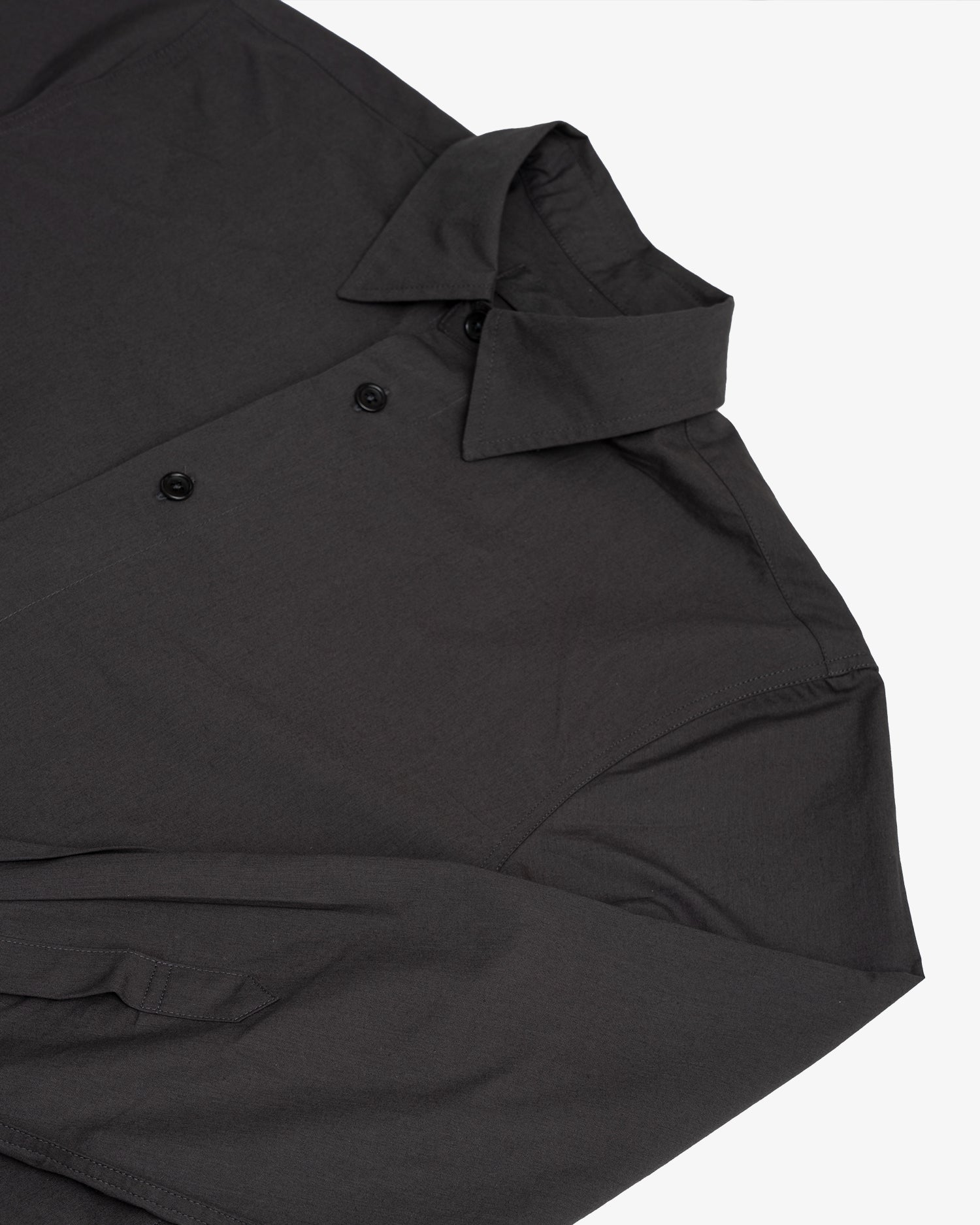 FILTER SHIRT - CHARCOAL COTTON WASHI