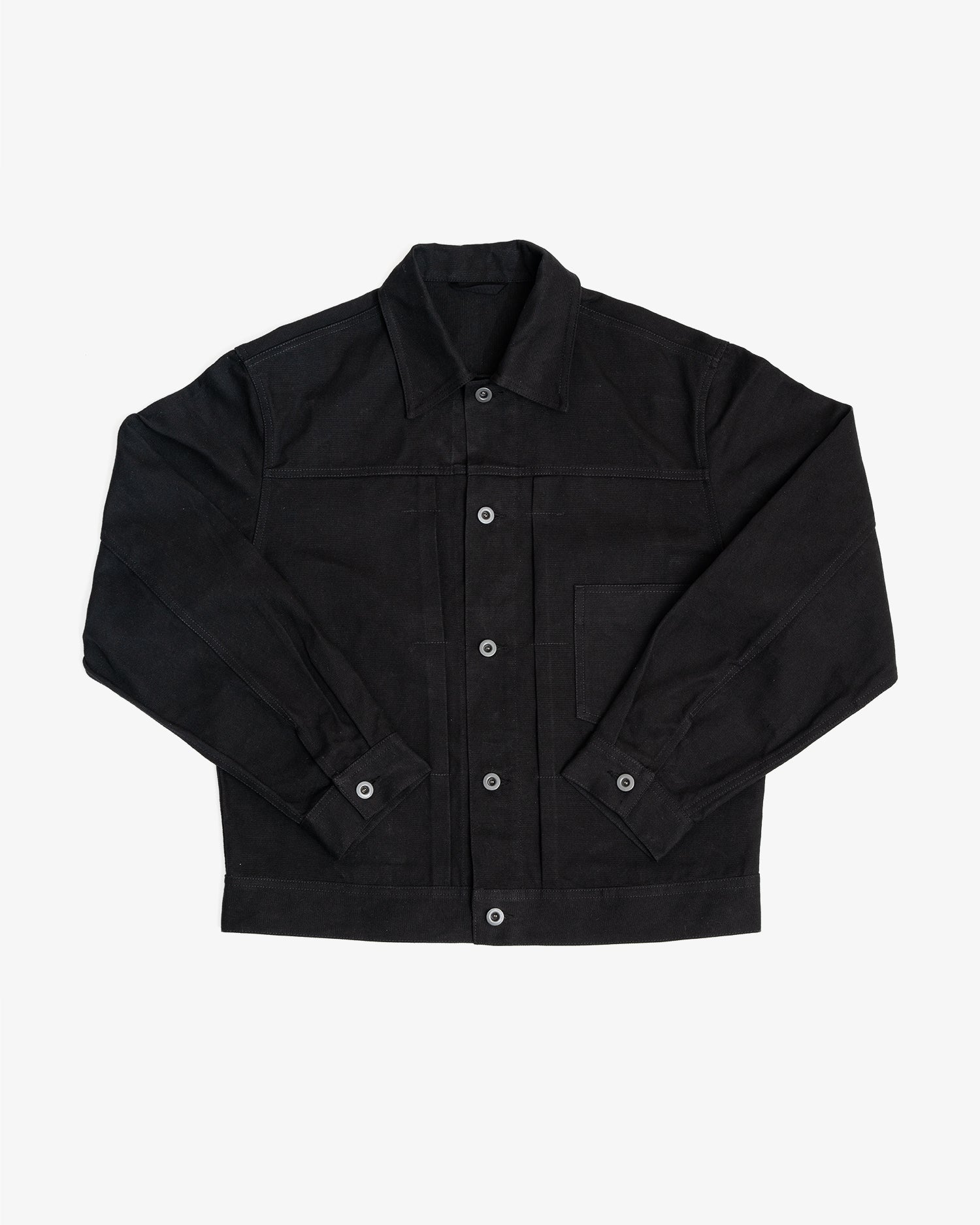 RANGE JACKET - BLACK COTTON WASHI OXFORD CLOTH