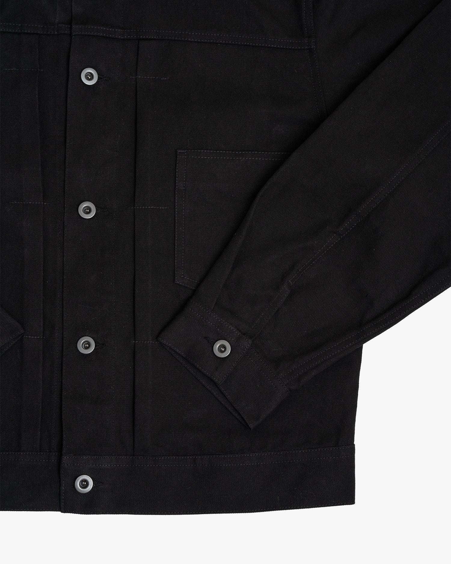 RANGE JACKET - BLACK COTTON WASHI OXFORD CLOTH – James Coward