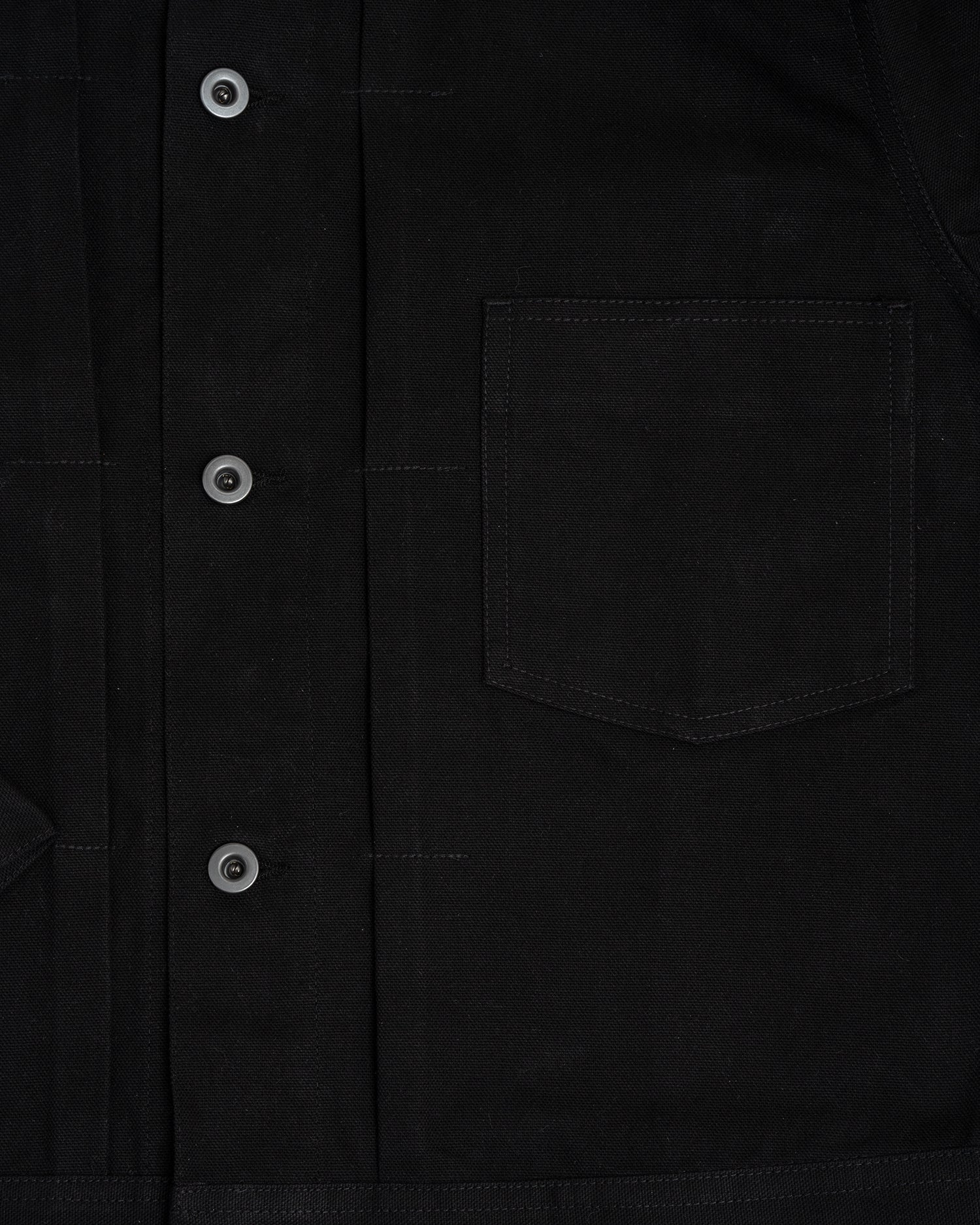 RANGE JACKET - BLACK COTTON WASHI OXFORD CLOTH