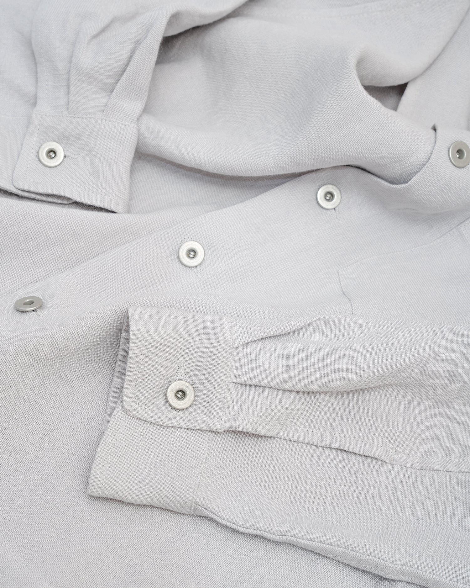 TRAVAIL SHIRT - CORSICA SKY WELTERWEIGHT LINEN