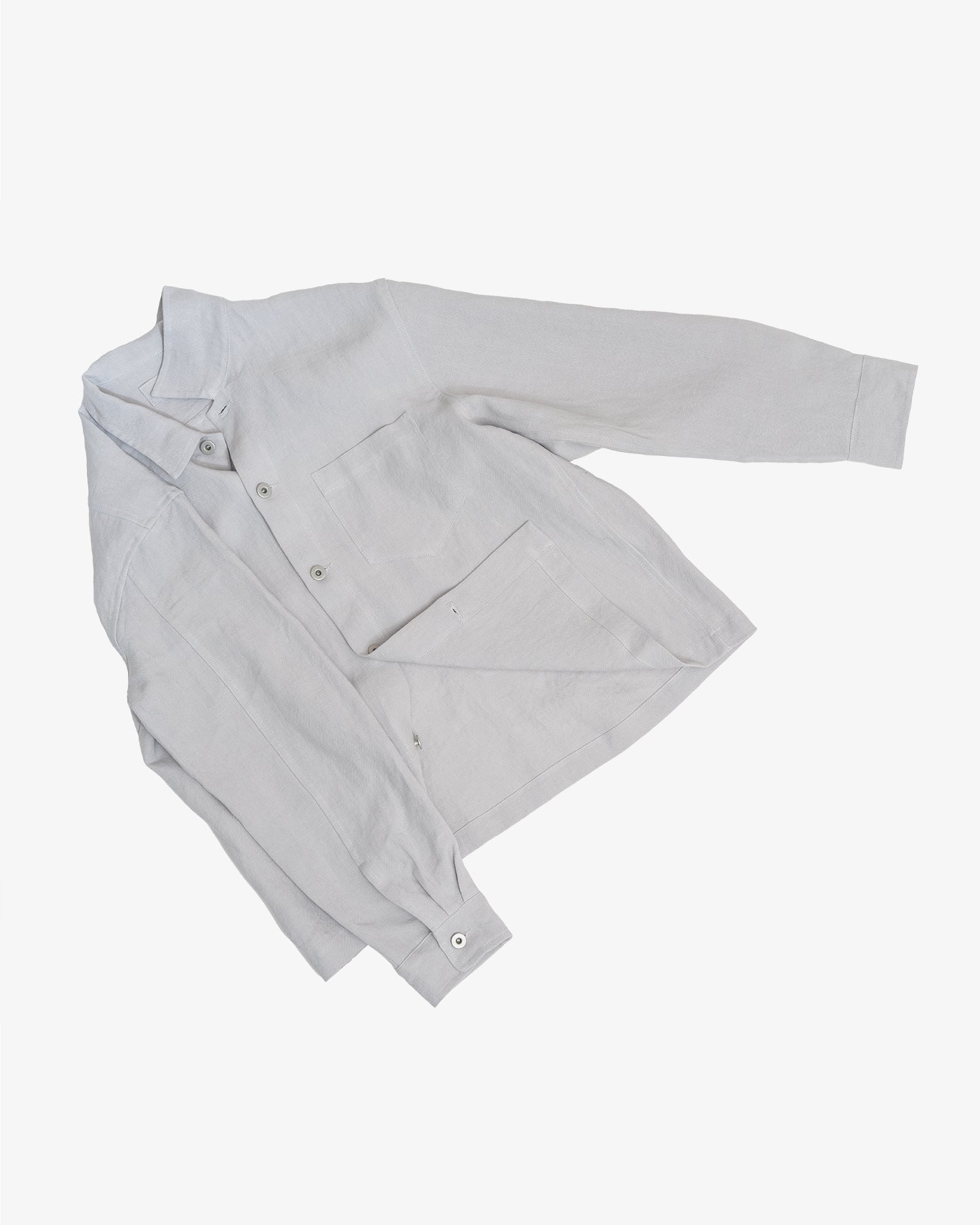 TRAVAIL SHIRT - CORSICA SKY WELTERWEIGHT LINEN