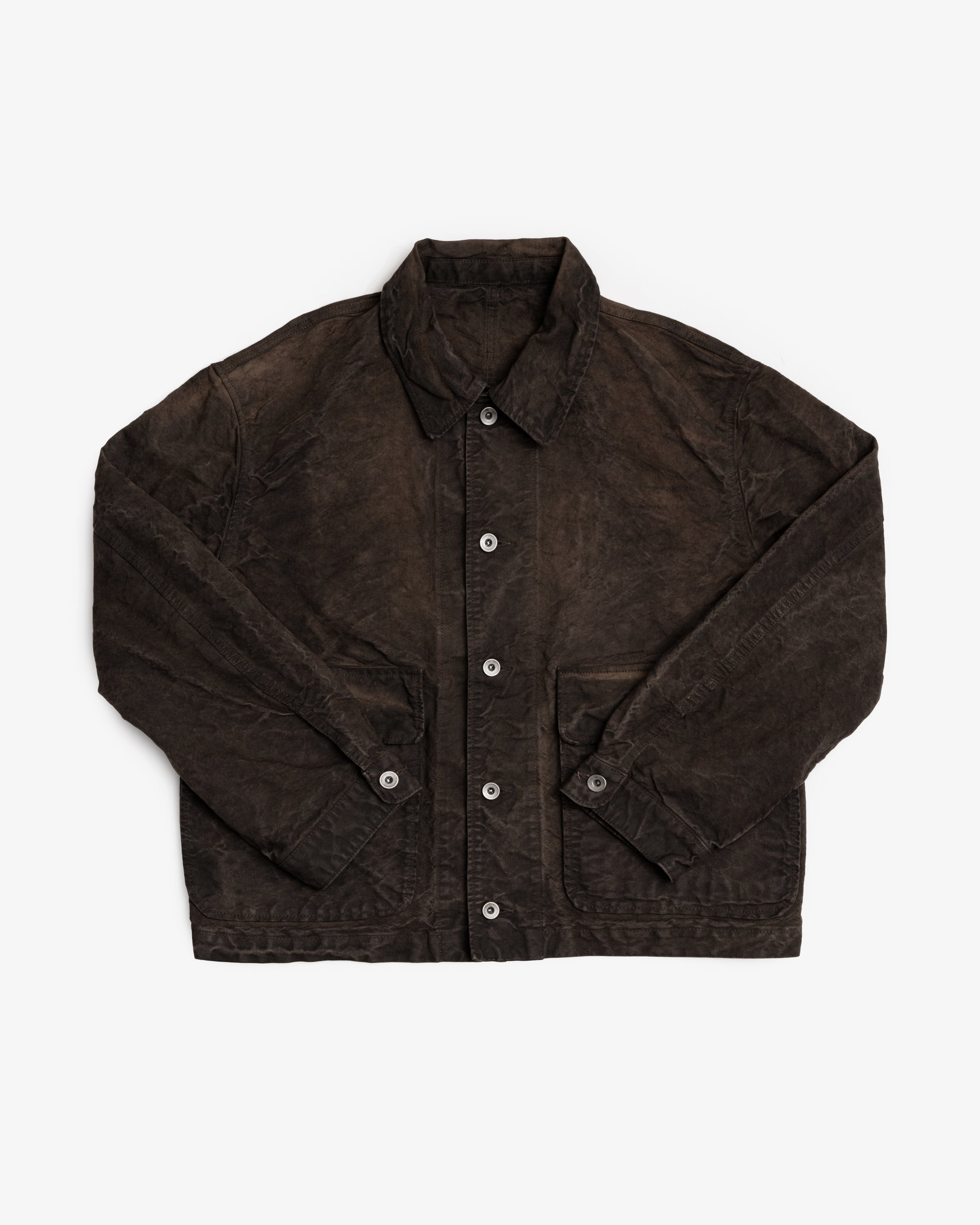 REPLICA JACKET - KAKISHIBU IRON COTTON WASHI DUCK