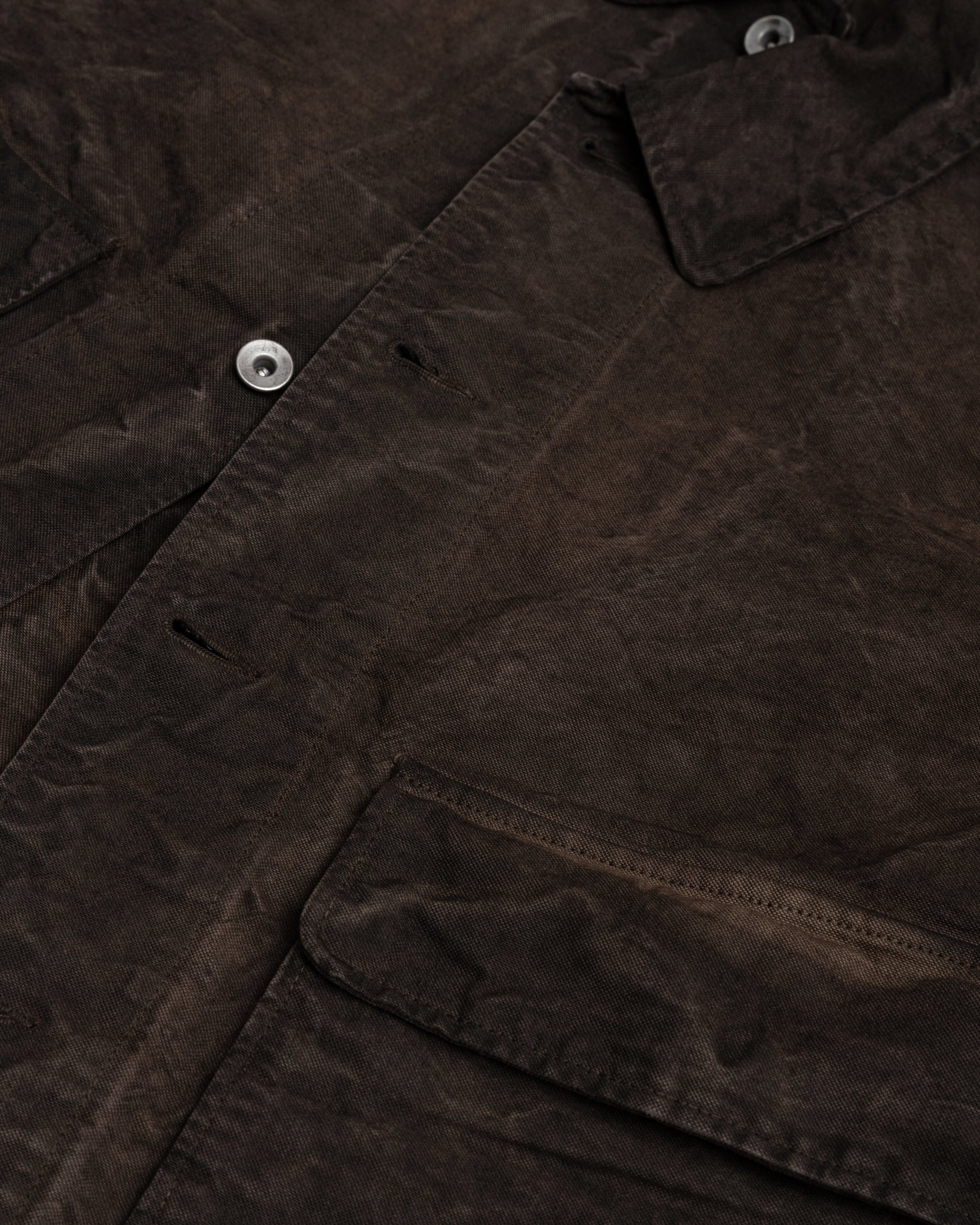 REPLICA JACKET - KAKISHIBU IRON COTTON WASHI DUCK
