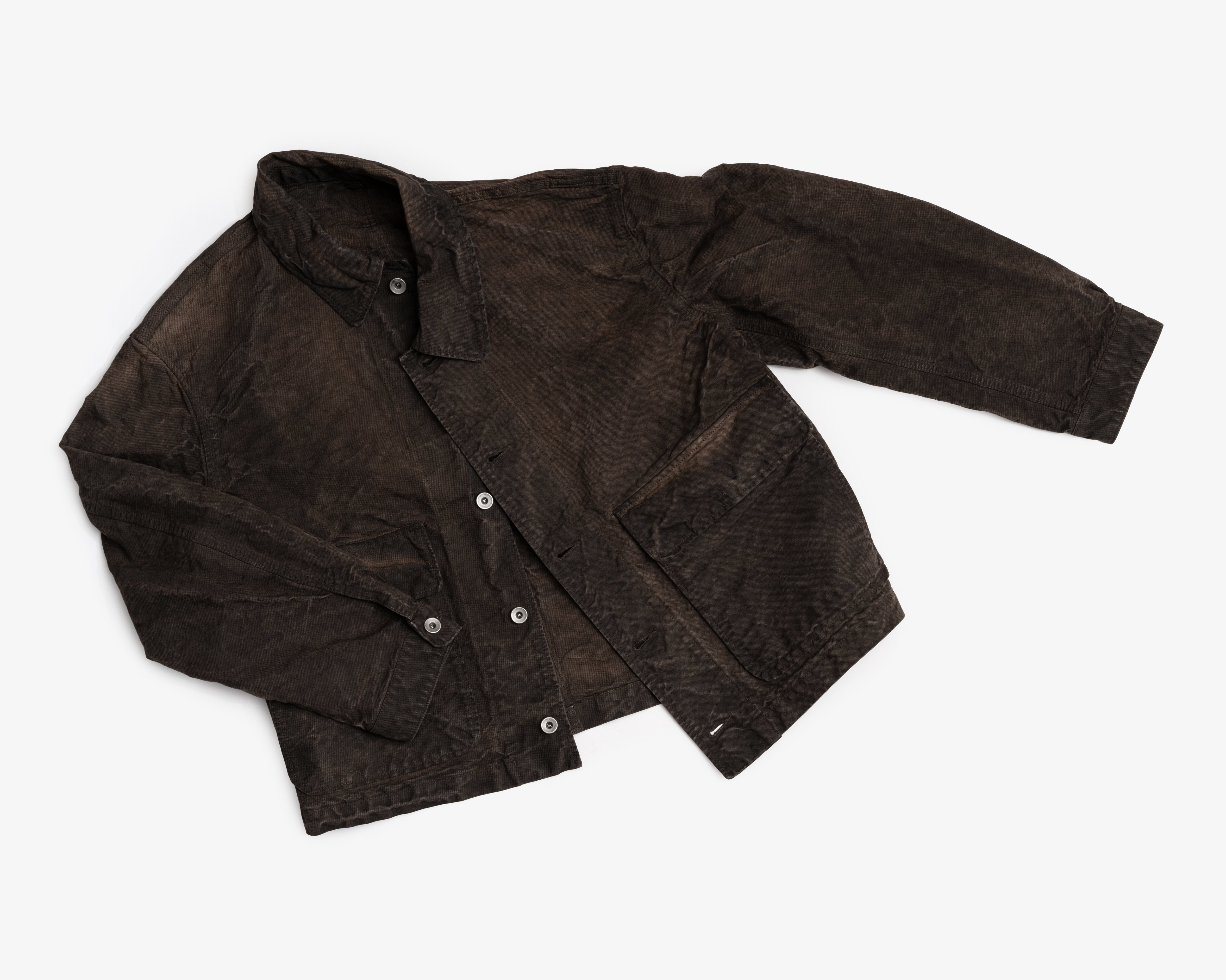 REPLICA JACKET - KAKISHIBU IRON COTTON WASHI DUCK – James Coward