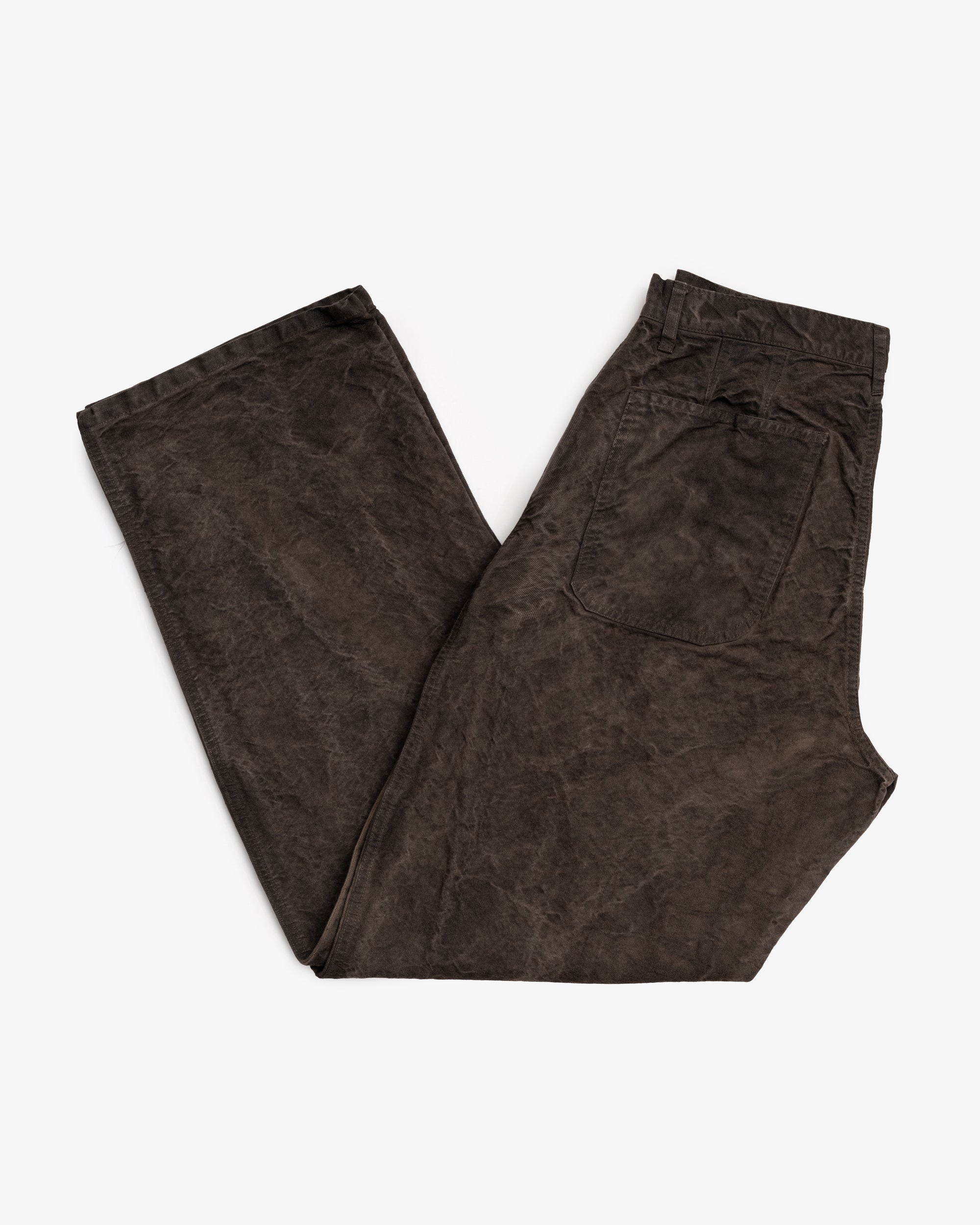 5PKT JEAN - KAKISHIBU IRON COTTON WASHI DUCK