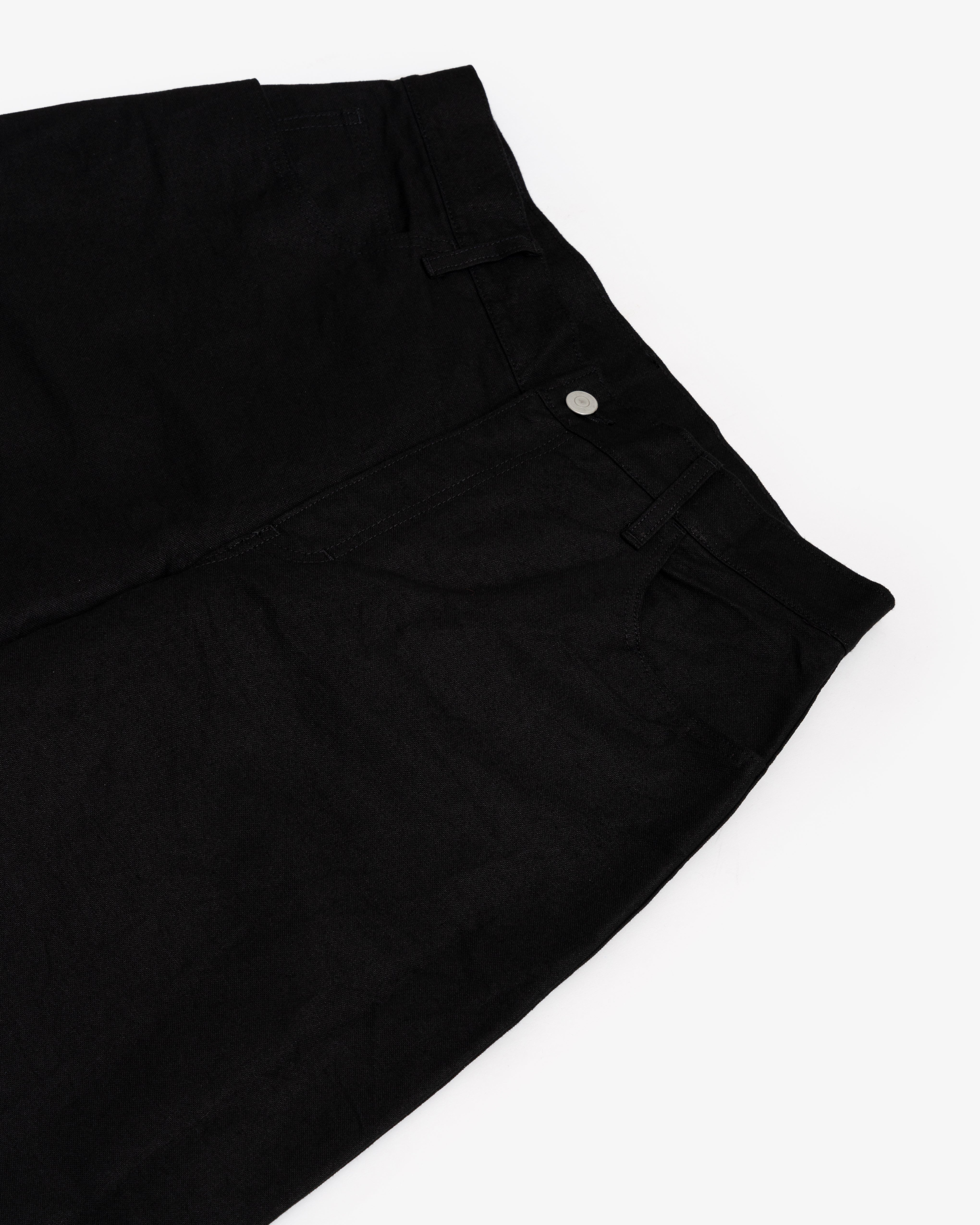 5PKT JEAN - BLACK COTTON WASHI DUCK – James Coward