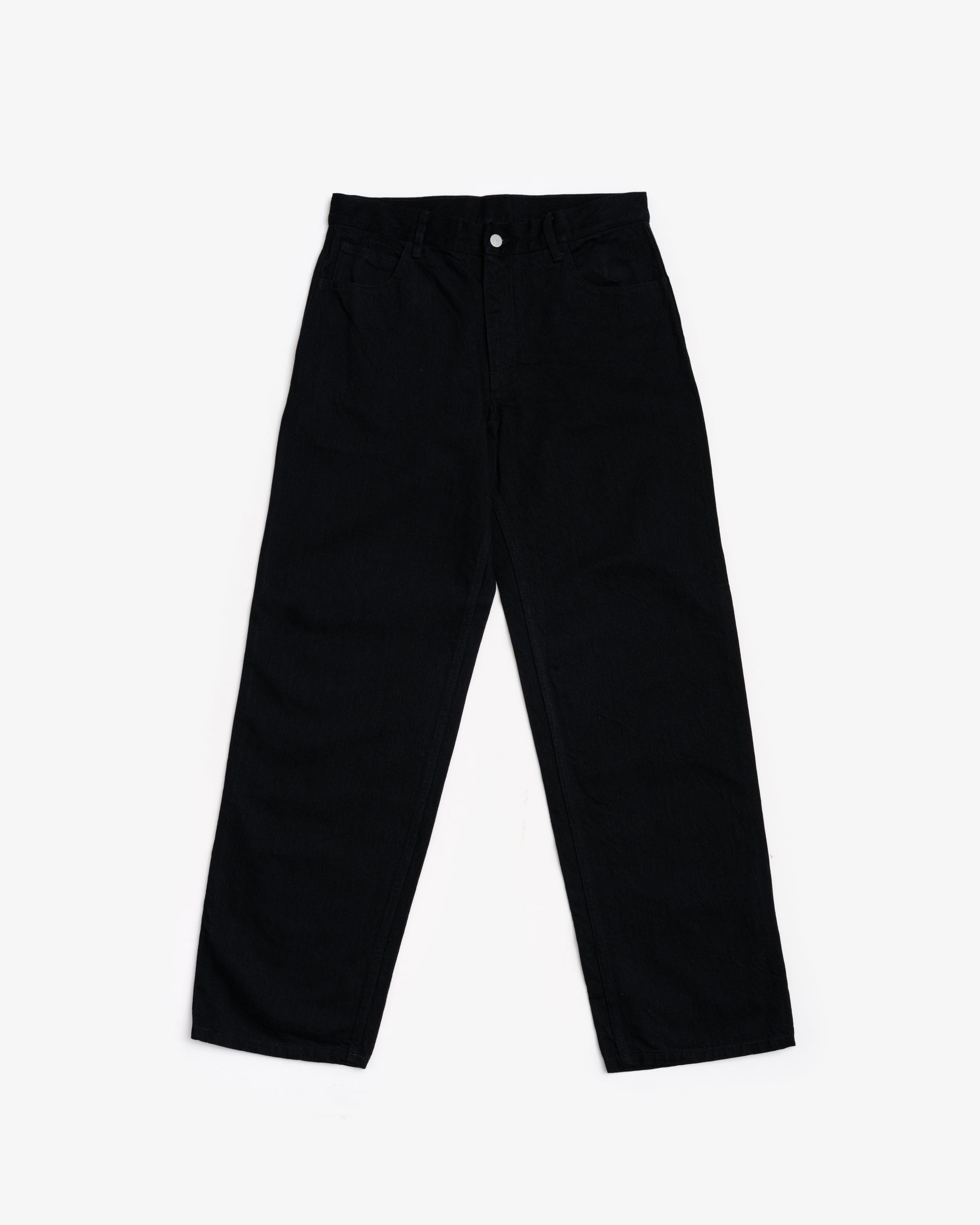 5PKT JEAN - BLACK DENIM (ONE WASH)