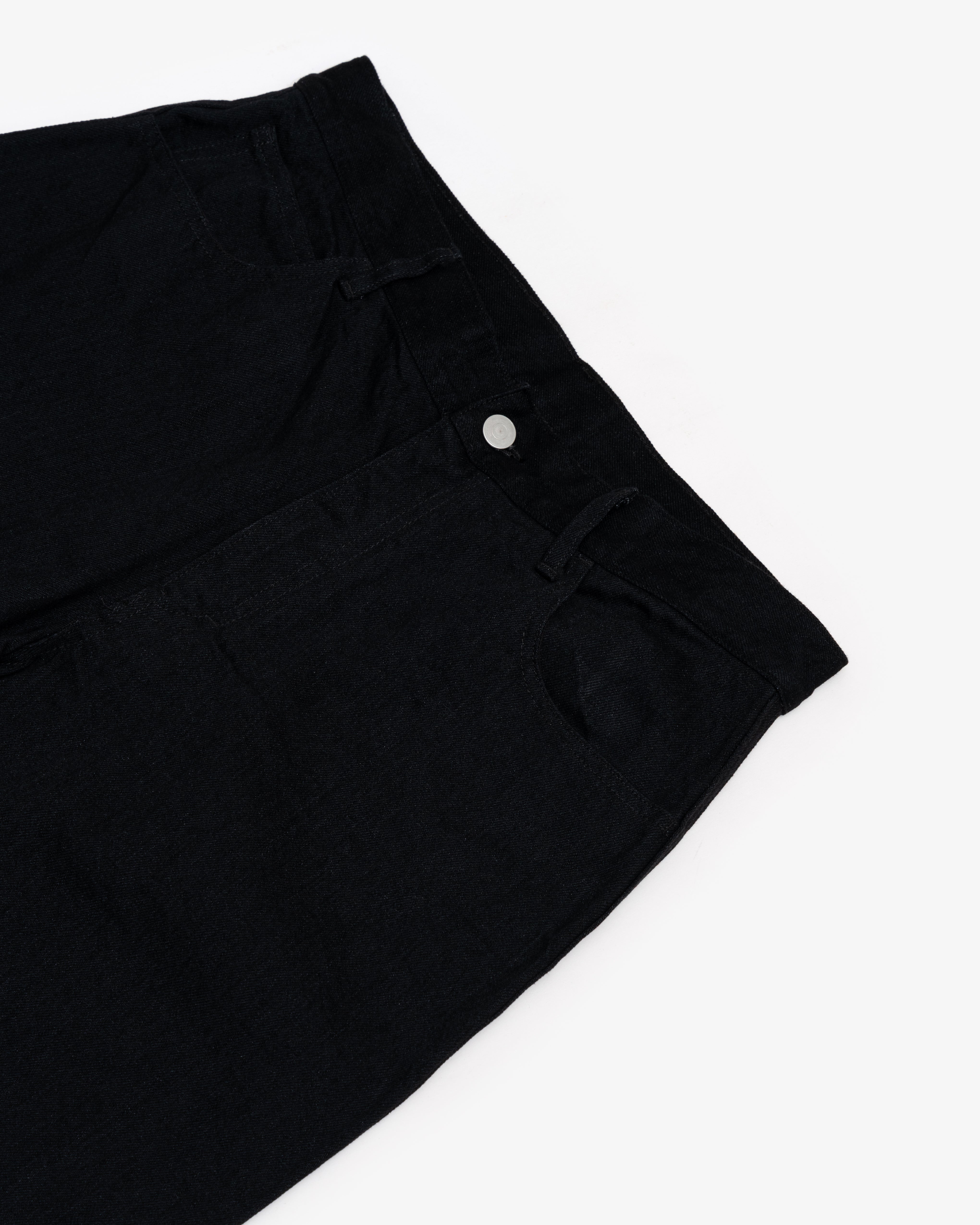 5PKT JEAN - BLACK DENIM (ONE WASH) – James Coward