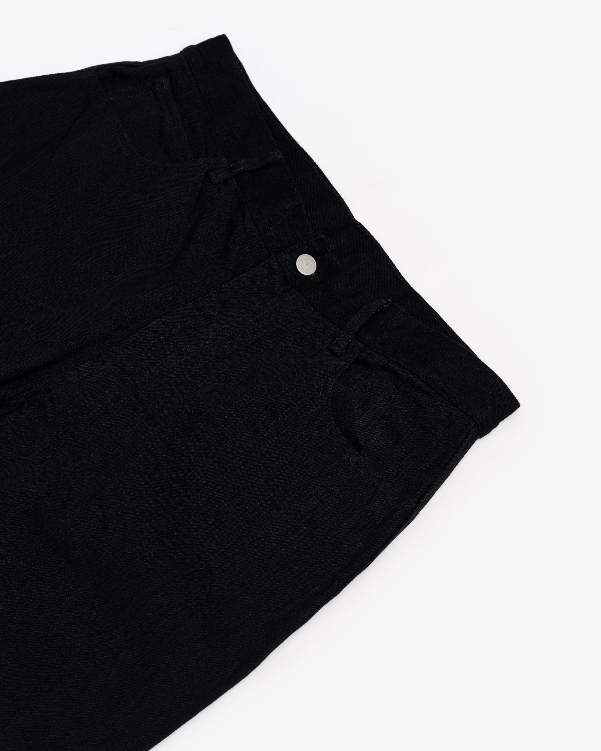 5PKT JEAN - BLACK DENIM (ONE WASH)