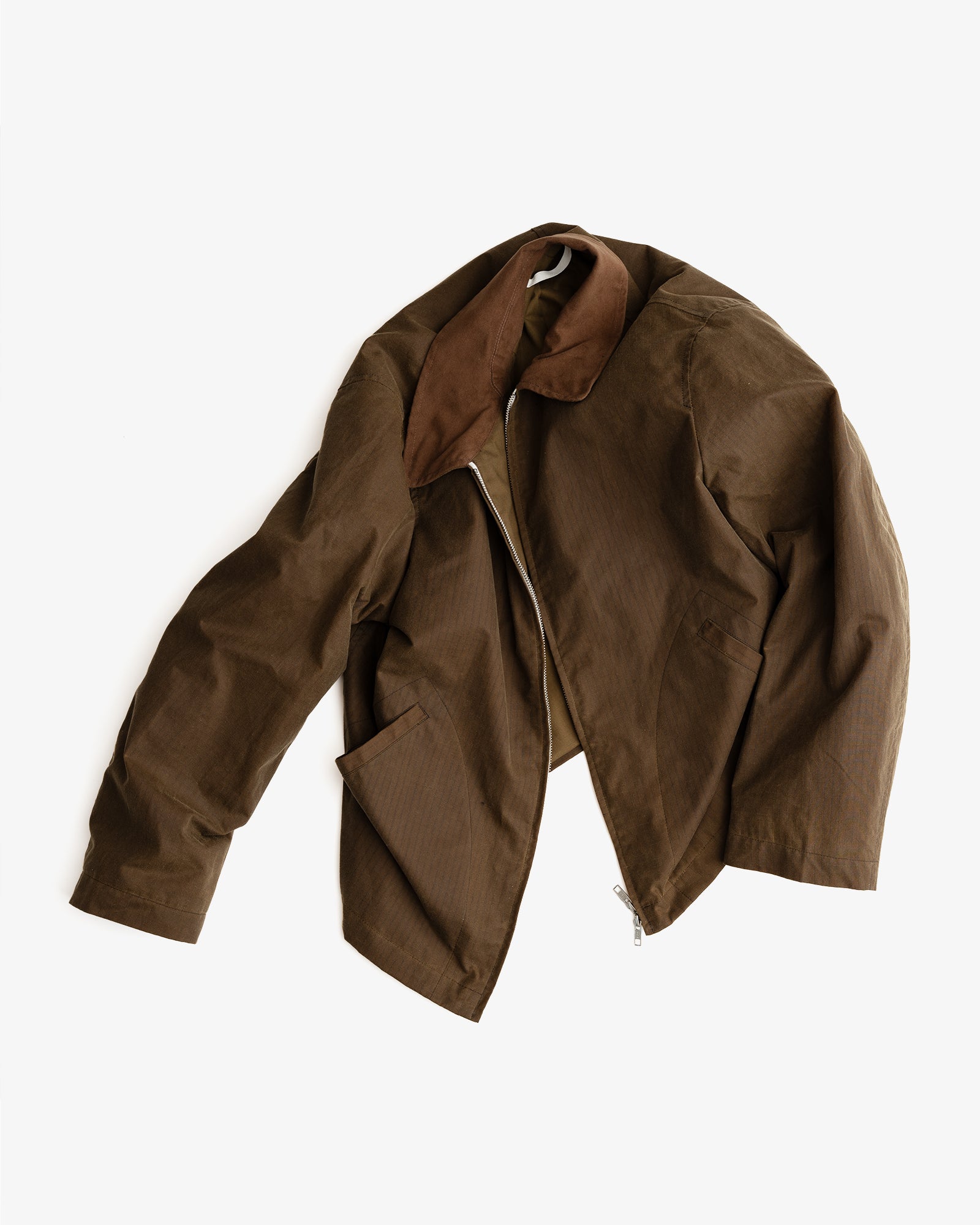 SITE JACKET - COYOTE WAXED ORGANIC COTTON RIPSTOP