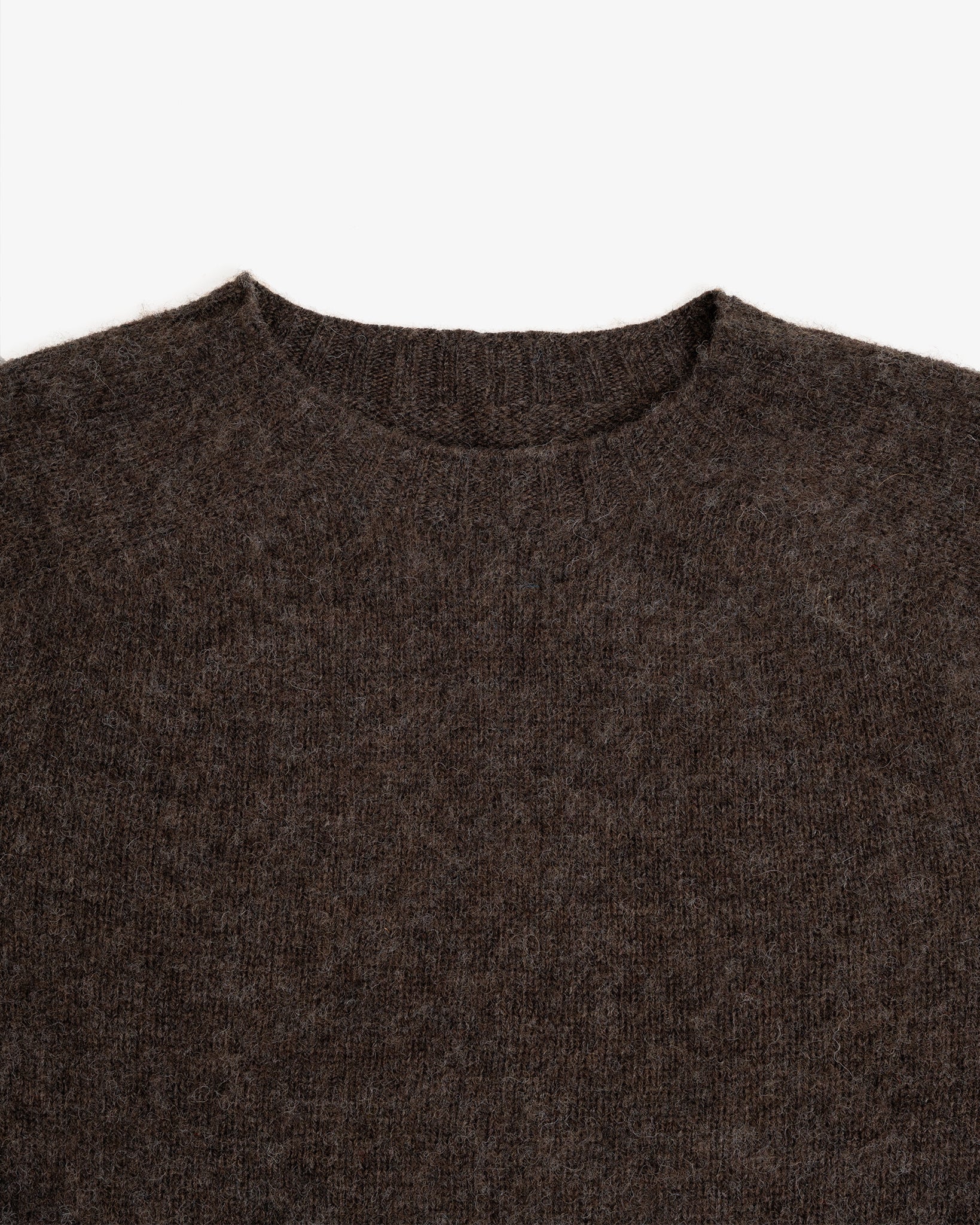 FITZROY SWEATER - DOUBLE BRUSHED MOLE