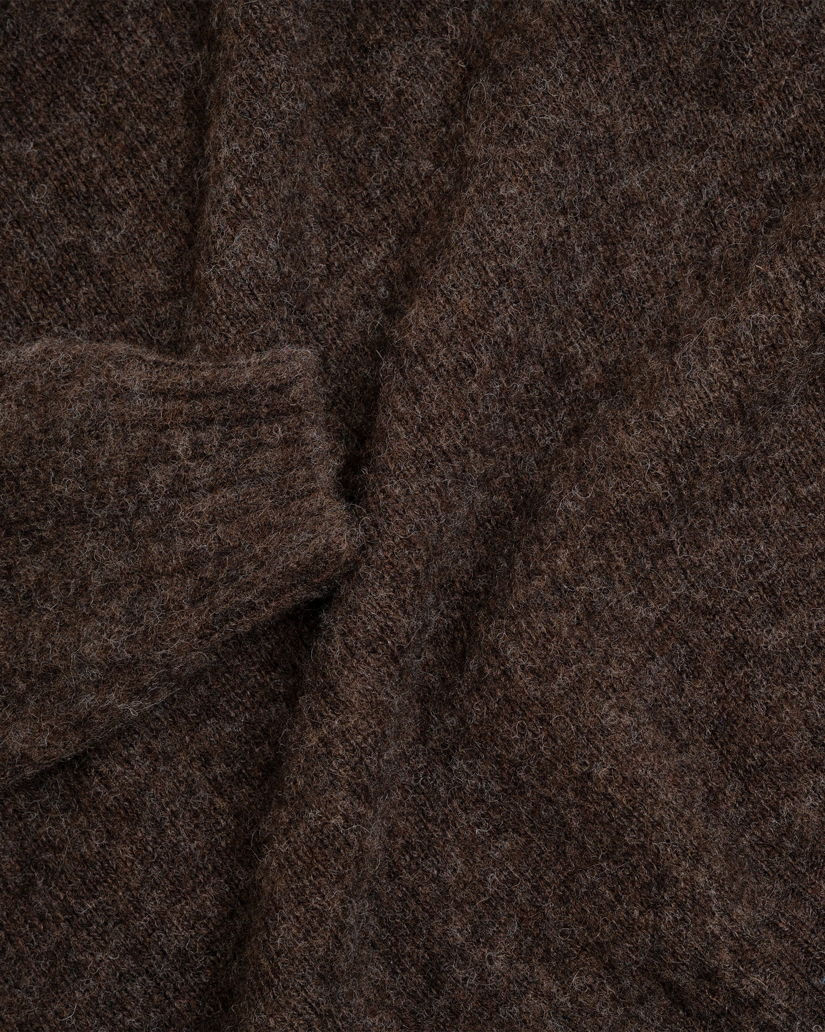 FITZROY SWEATER - DOUBLE BRUSHED MOLE