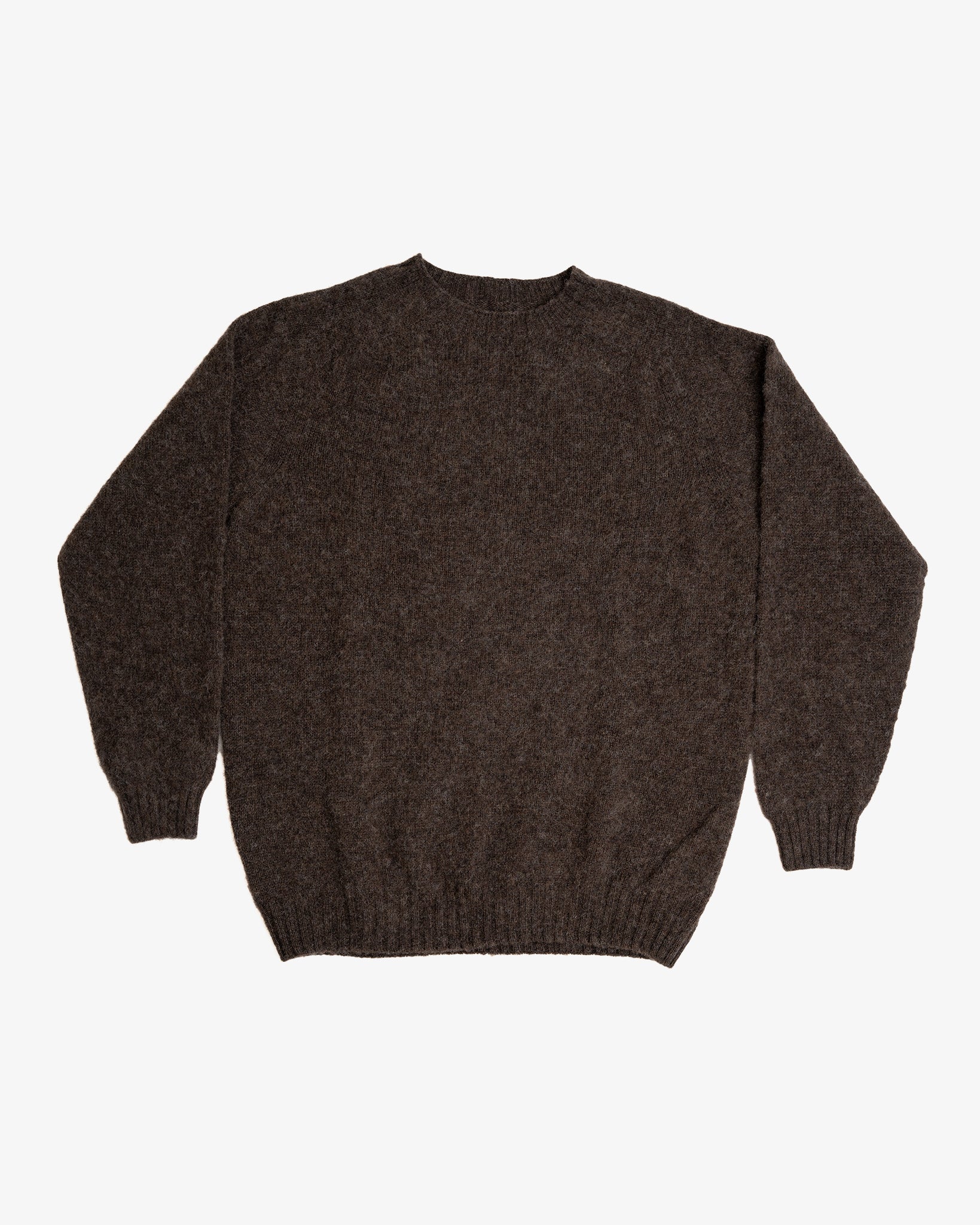 FITZROY SWEATER - DOUBLE BRUSHED MOLE