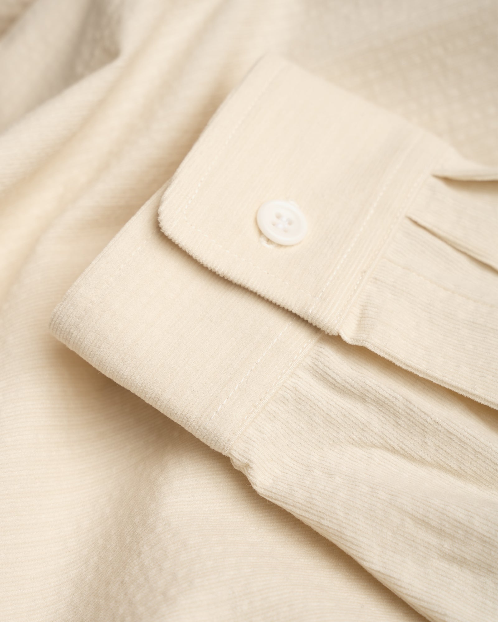 FILTER SHIRT - OFF WHITE RIPPLE CORDUROY
