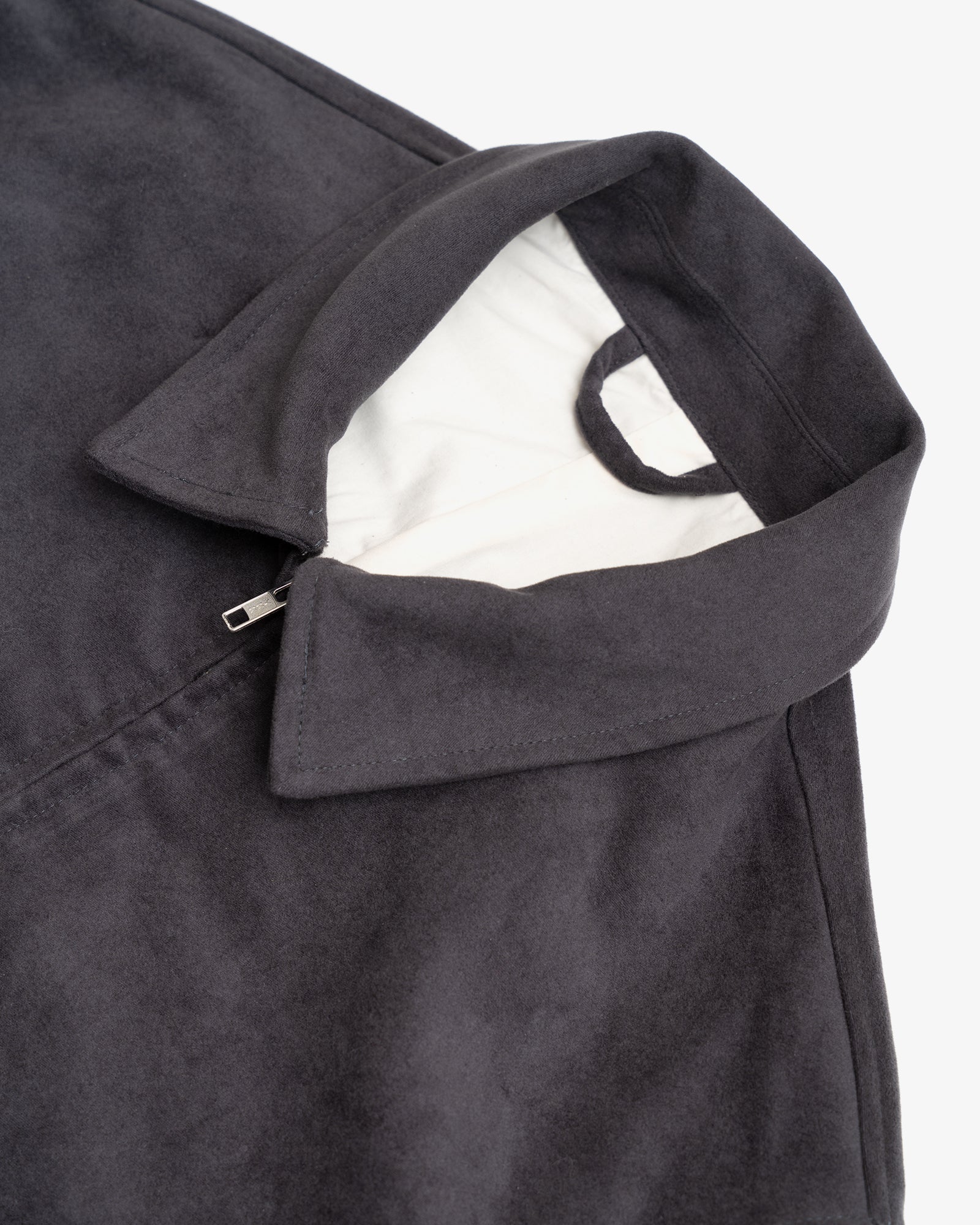 SITE JACKET - GREY COTTON MOLESKIN