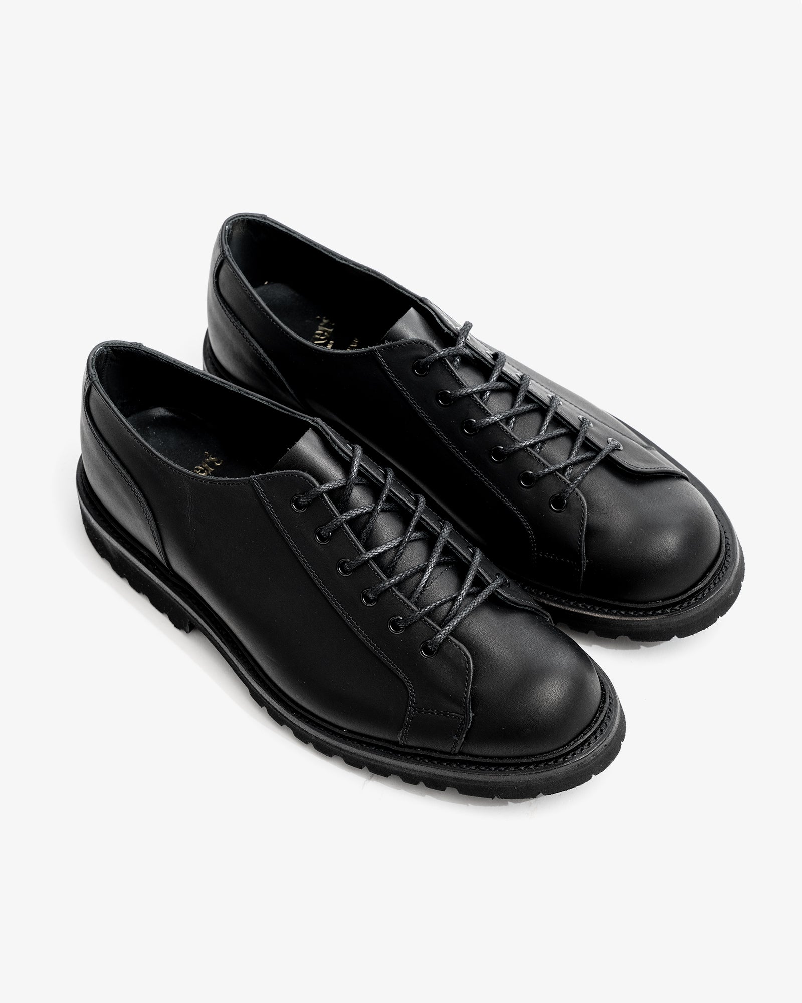 MONKEY SHOE - BLACK PAMPUS LEATHER