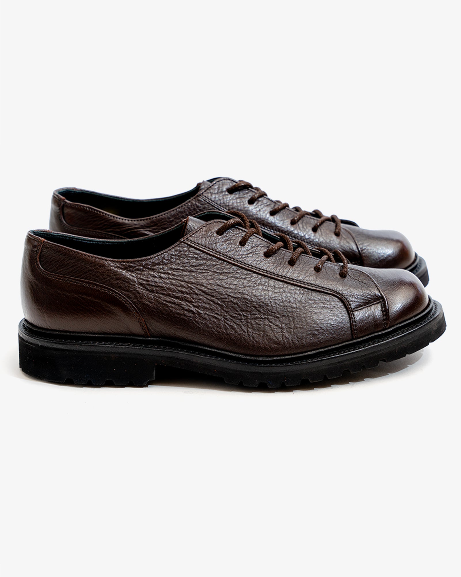MONKEY SHOE - DARK BROWN DEERSKIN