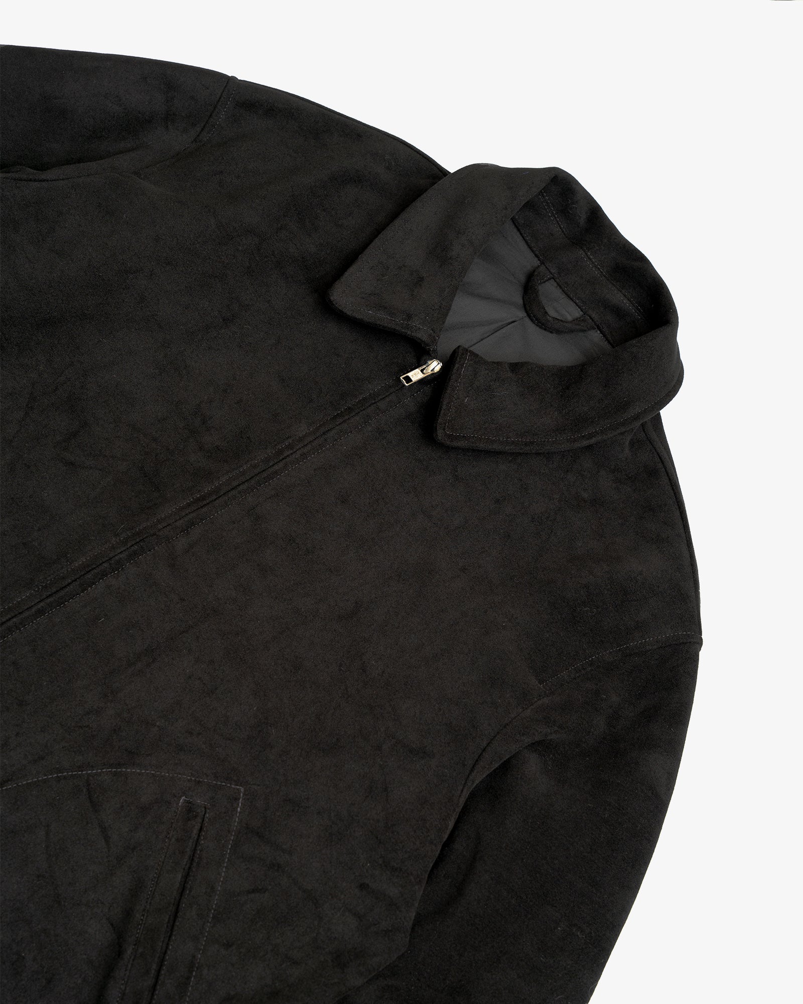 SITE JACKET - BLACK COTTON MOLESKIN – James Coward