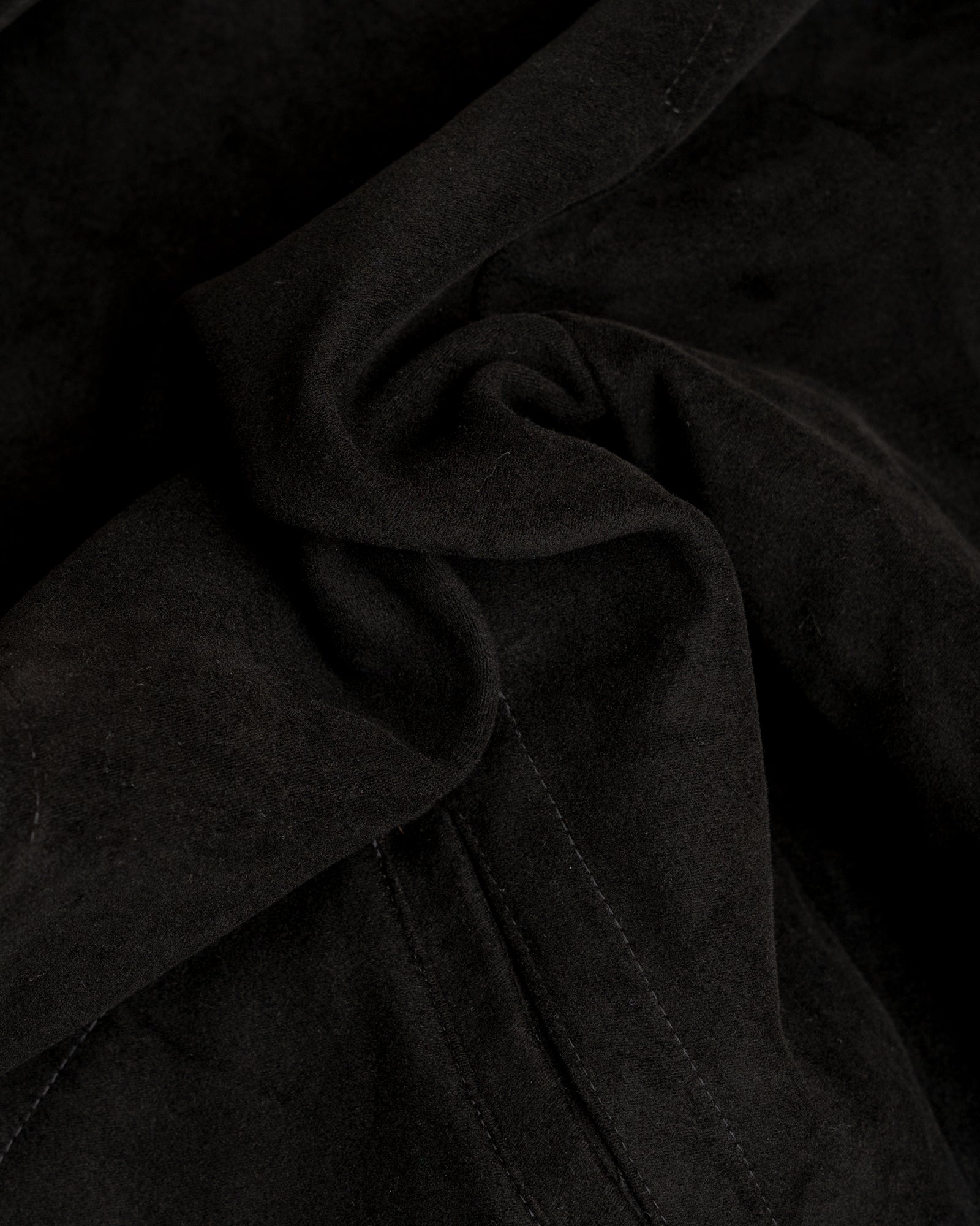 SITE JACKET - BLACK COTTON MOLESKIN