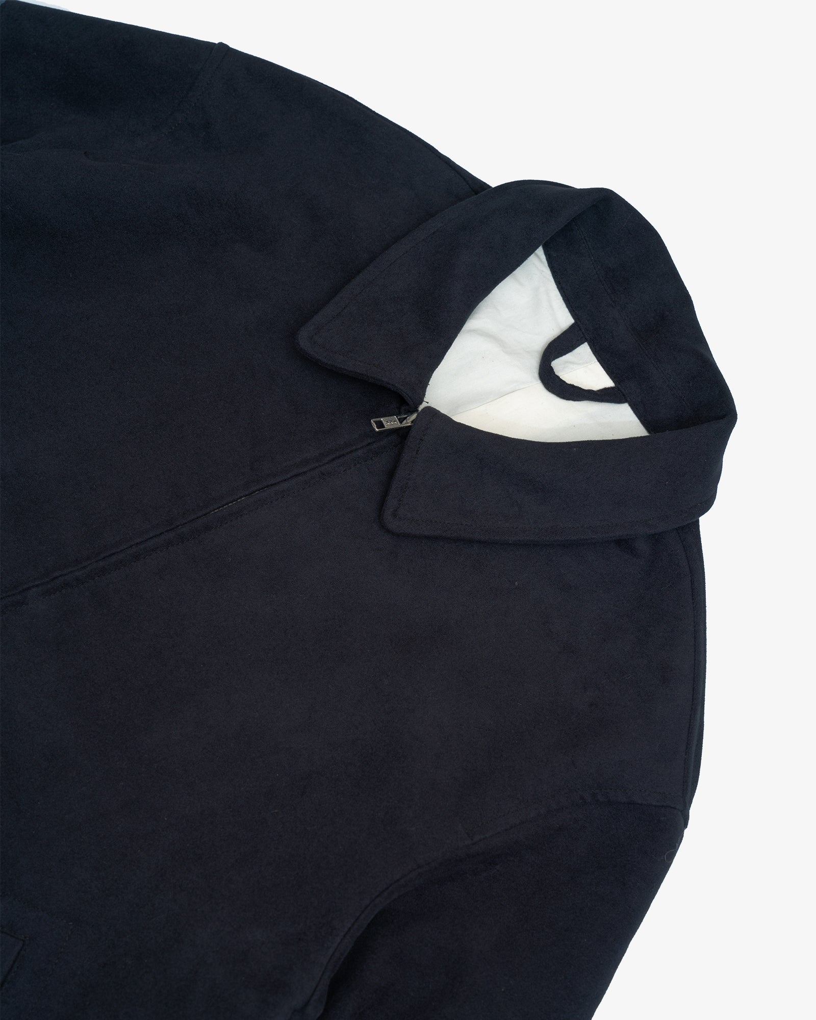 SITE JACKET - DARK NAVY COTTON MOLESKIN – James Coward
