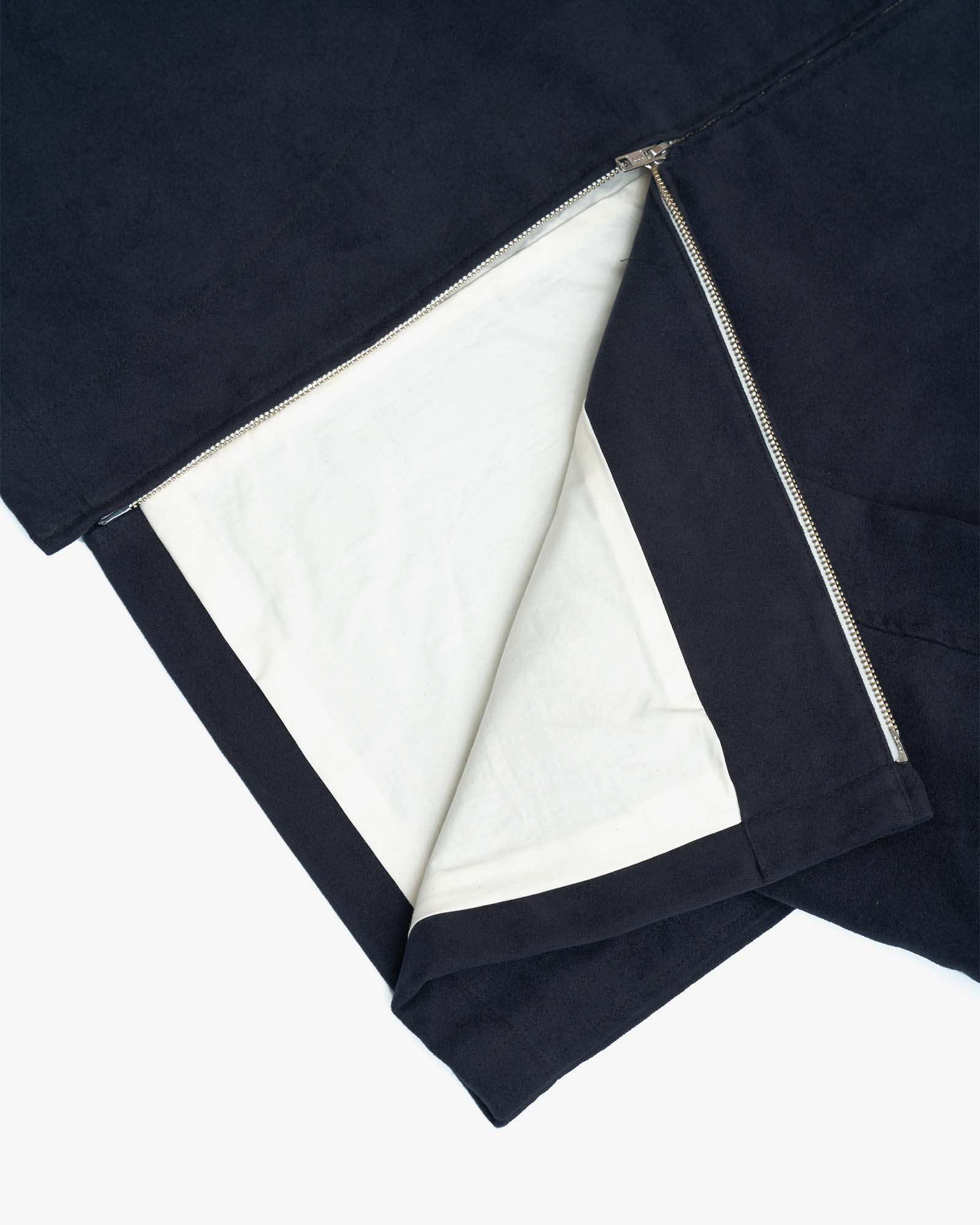 SITE JACKET - DARK NAVY COTTON MOLESKIN – James Coward