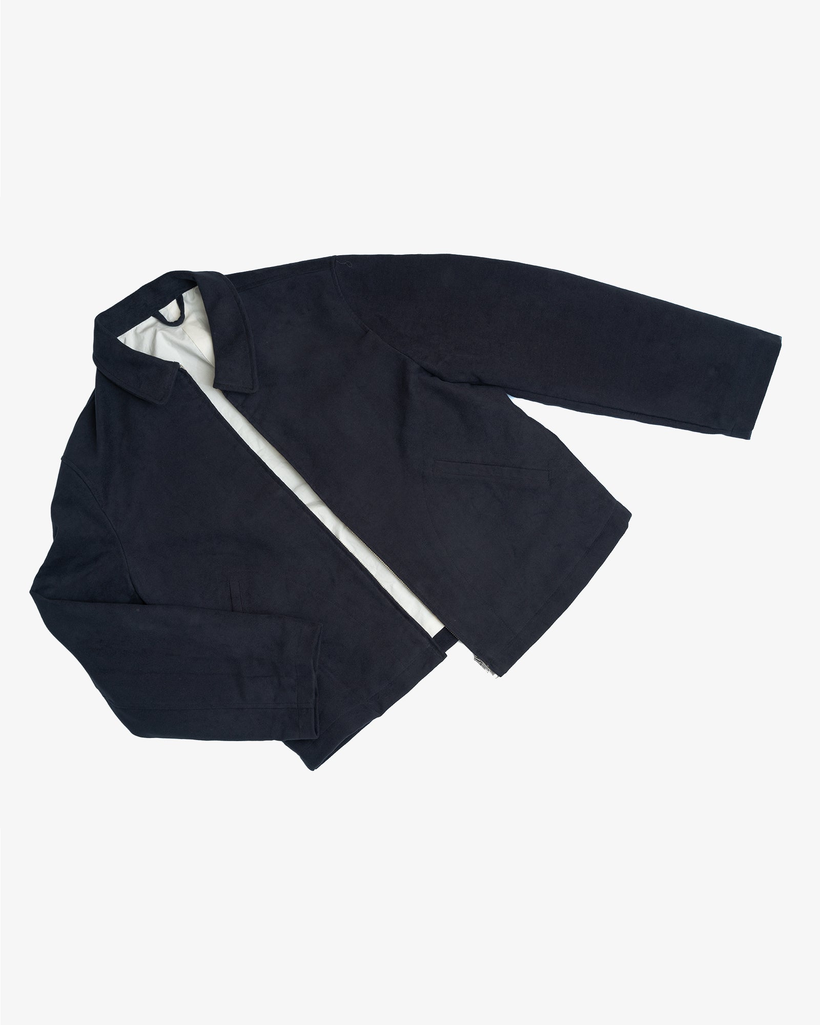 SITE JACKET - DARK NAVY COTTON MOLESKIN – James Coward