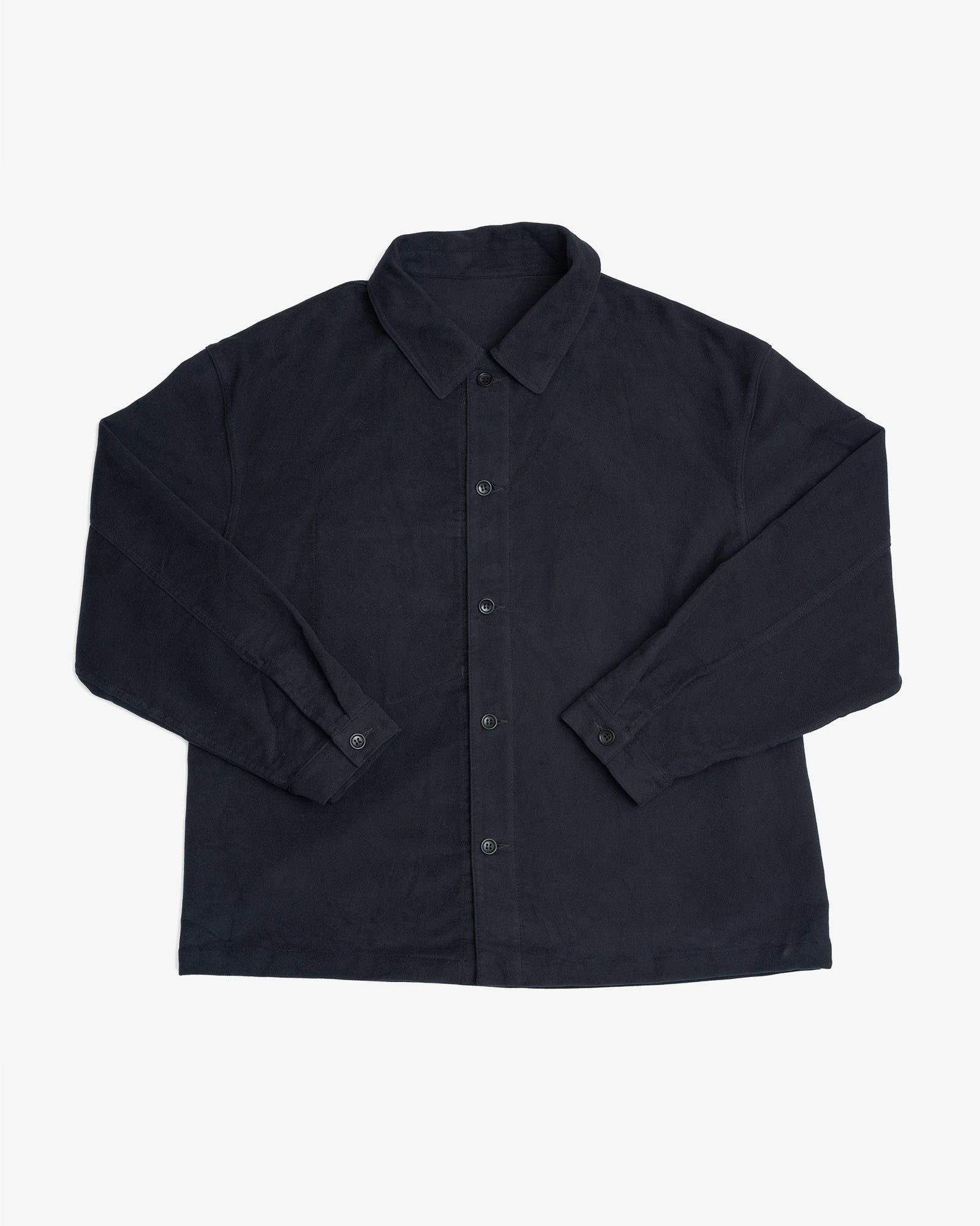 SIGNAL SHIRT - DARK NAVY COTTON MOLESKIN