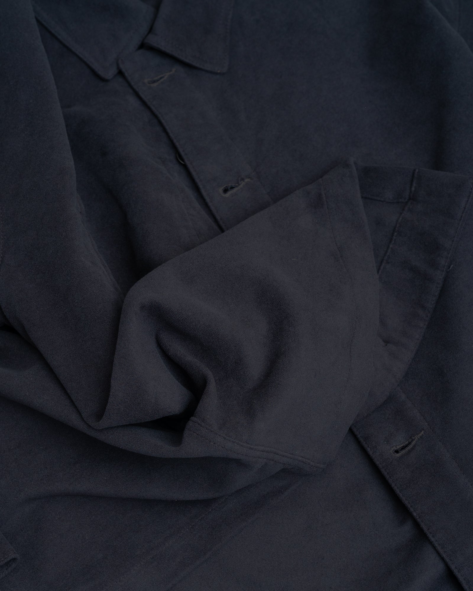 SIGNAL SHIRT - DARK NAVY COTTON MOLESKIN