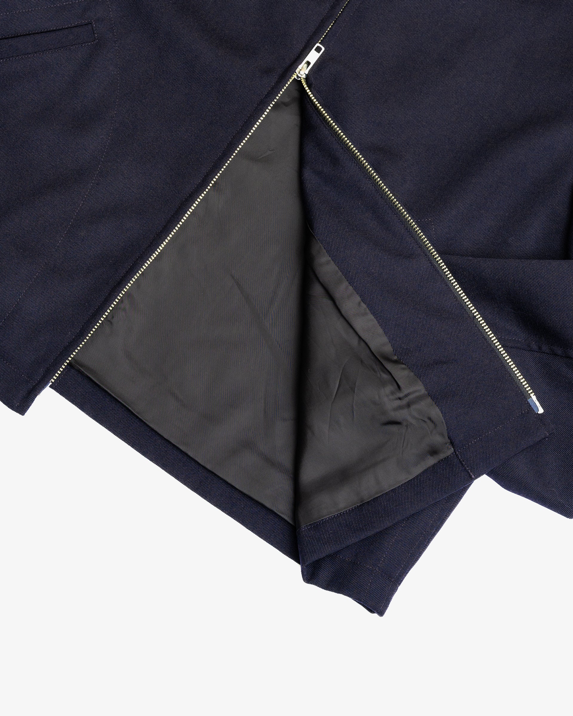 SITE JACKET - DARK NAVY HEAVYWEIGHT WOOL GABARDINE