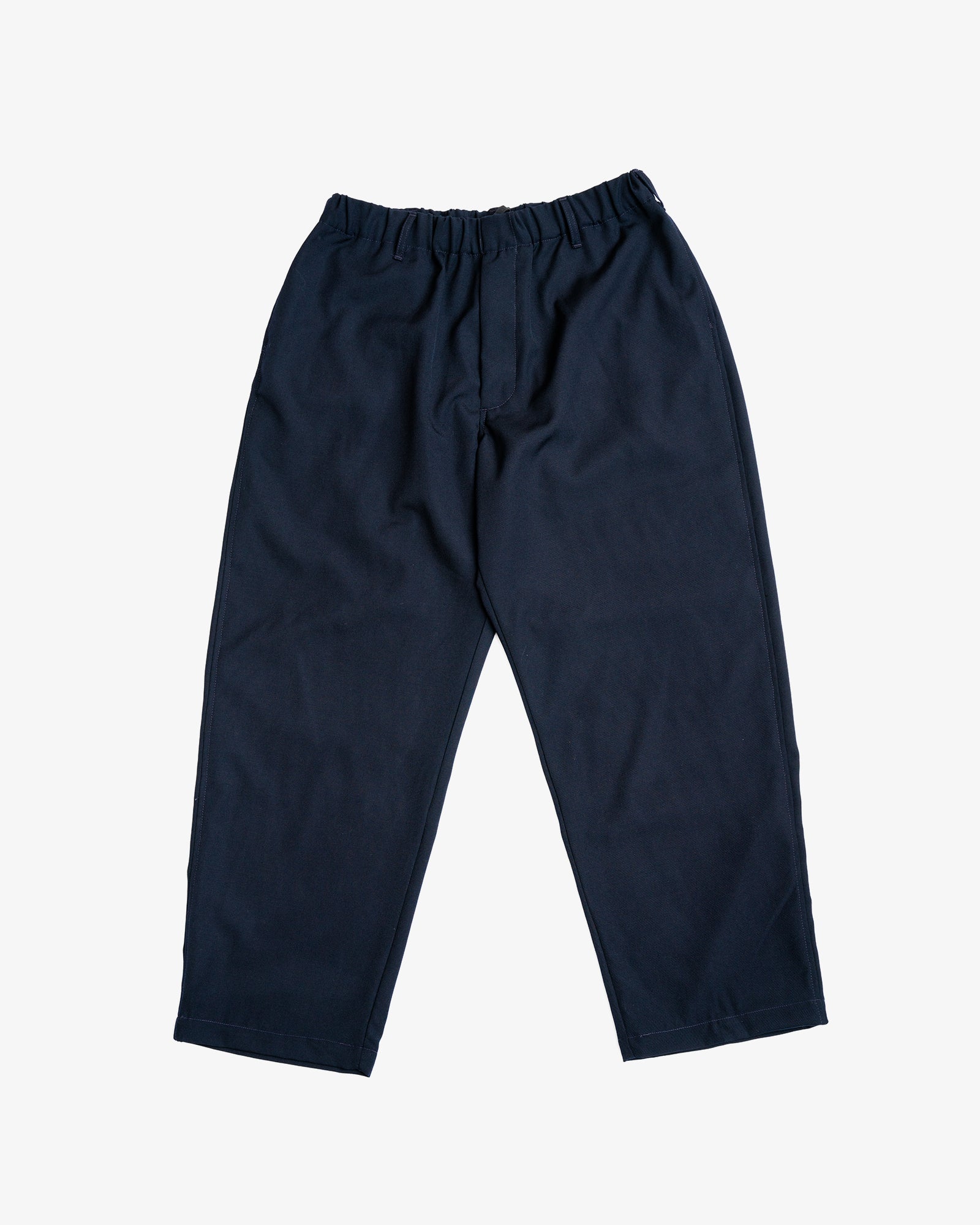 CARRY ON PANT - DARK NAVY WOOL GABARDINE