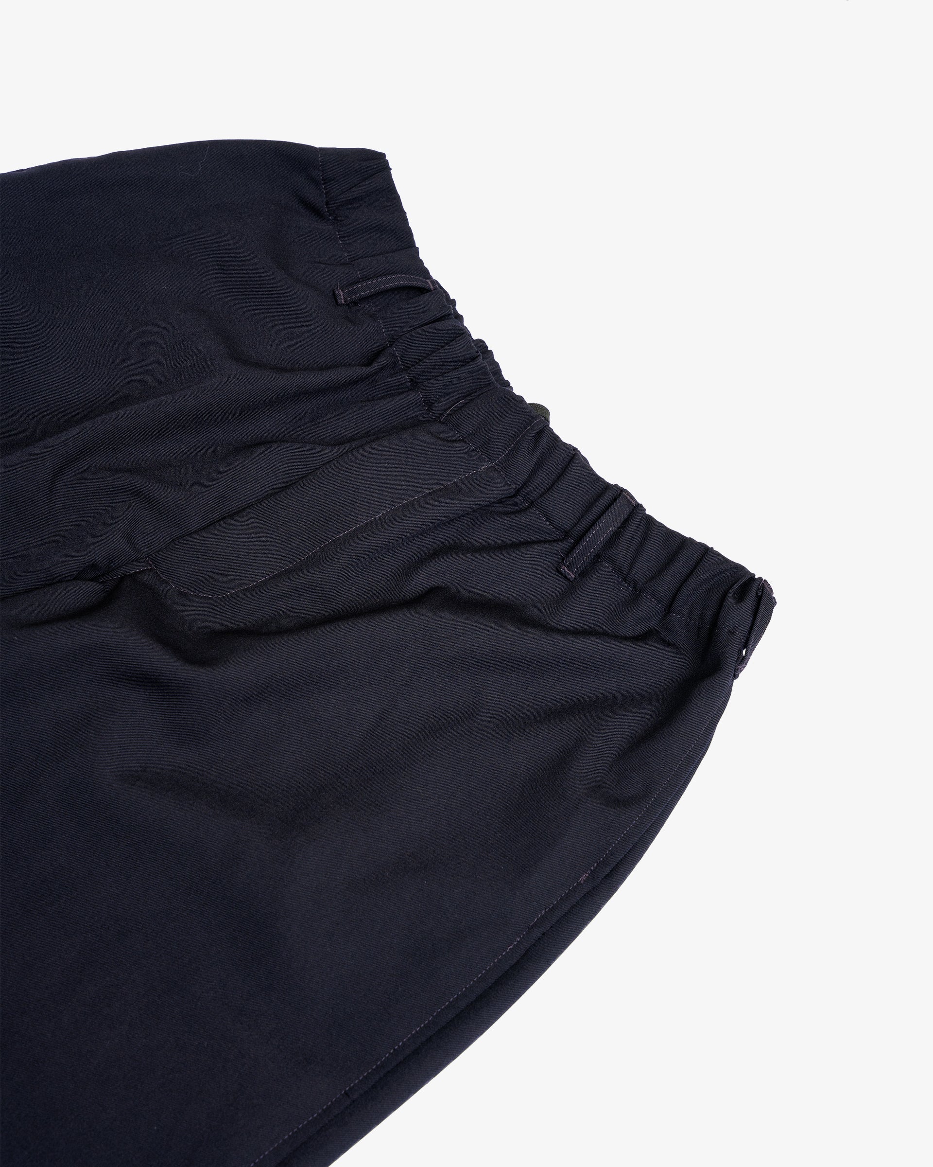 CARRY ON PANT - DARK NAVY WOOL GABARDINE – James Coward