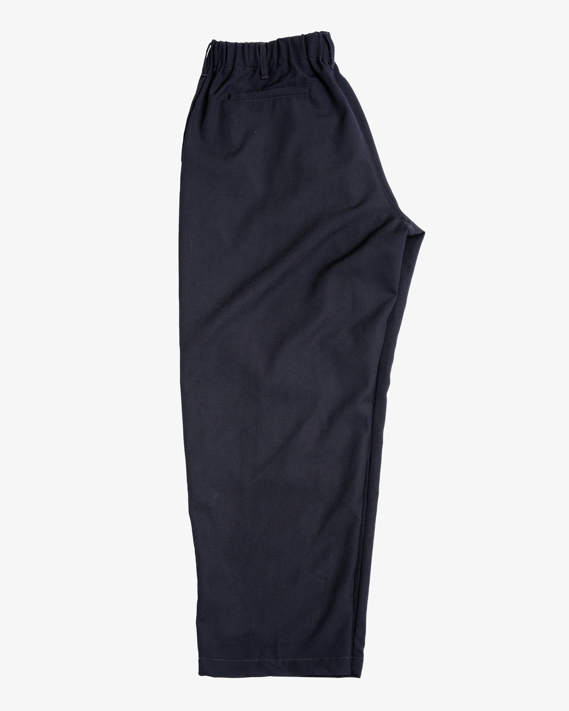 CARRY ON PANT - DARK NAVY WOOL GABARDINE – James Coward