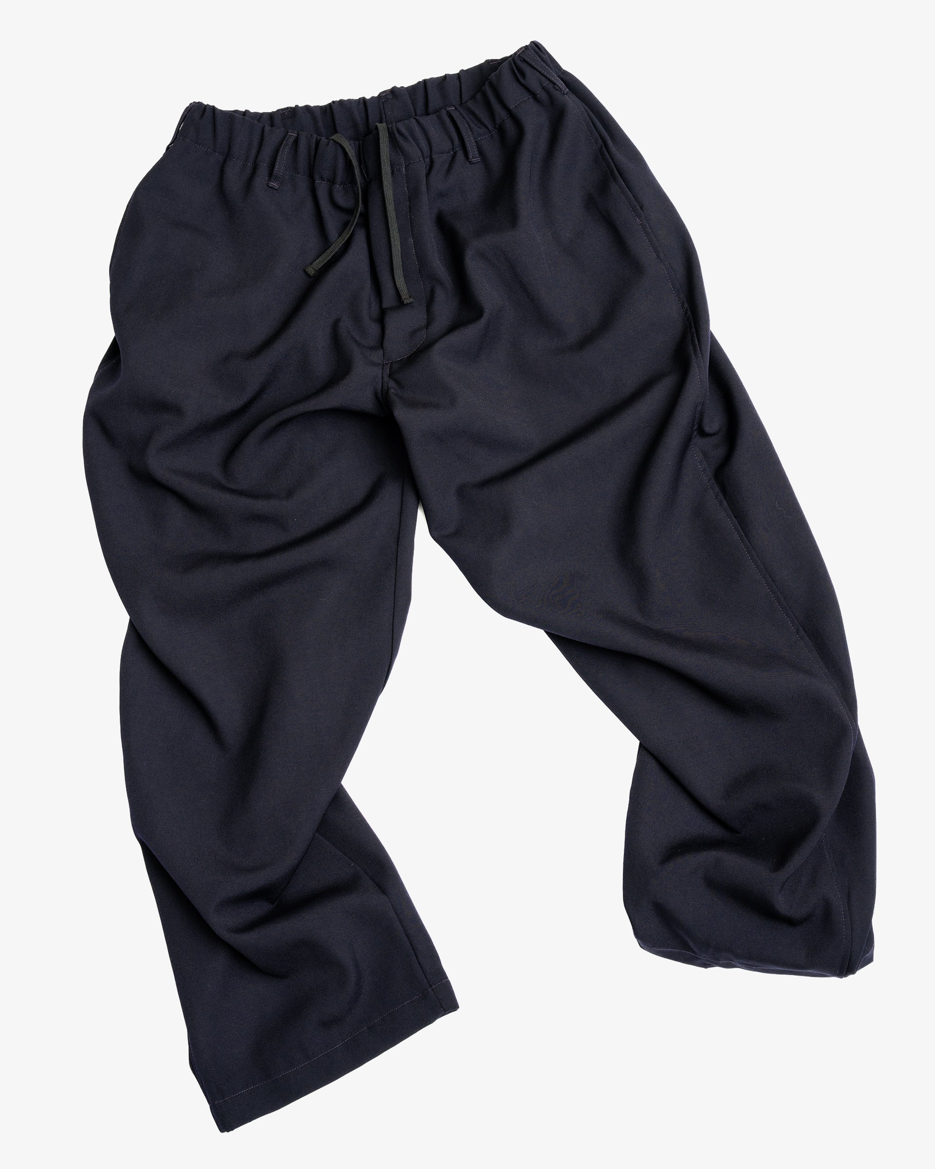CARRY ON PANT - DARK NAVY WOOL GABARDINE