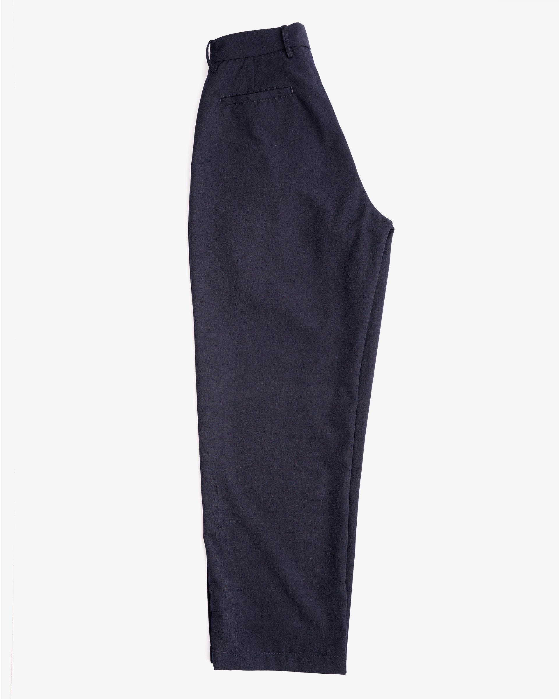MERCADO TROUSER - DARK NAVY WOOL GABARDINE