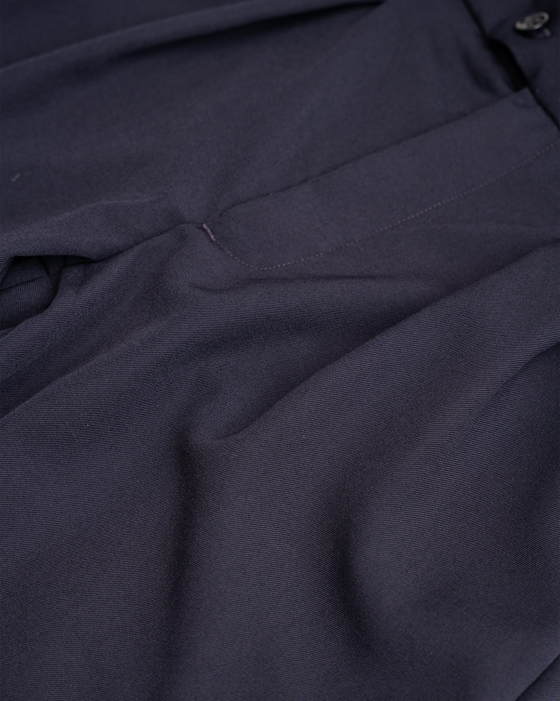 MERCADO TROUSER - DARK NAVY WOOL GABARDINE