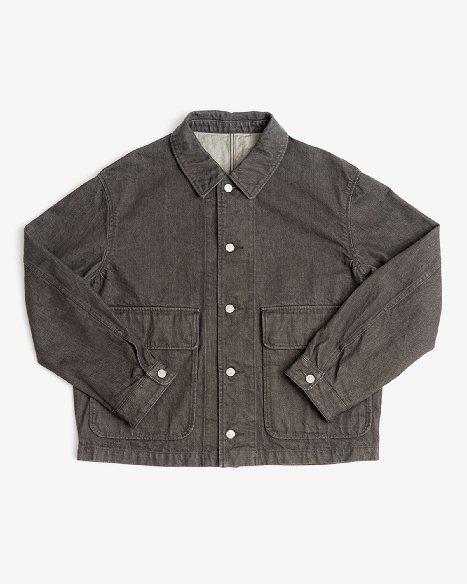 REPLICA JACKET - BROWN ROPE DYED 13.5 OZ DENIM