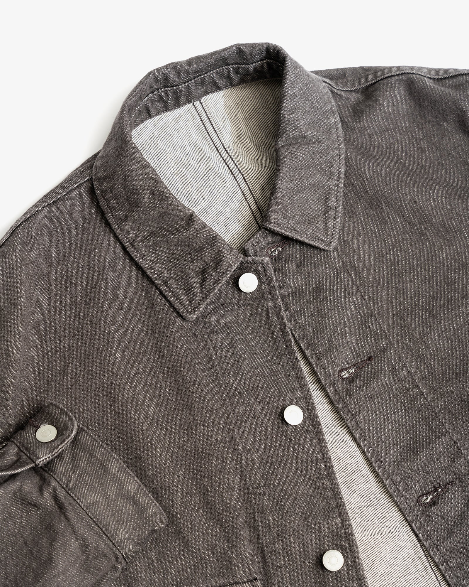 REPLICA JACKET - BROWN ROPE DYED 13.5 OZ DENIM