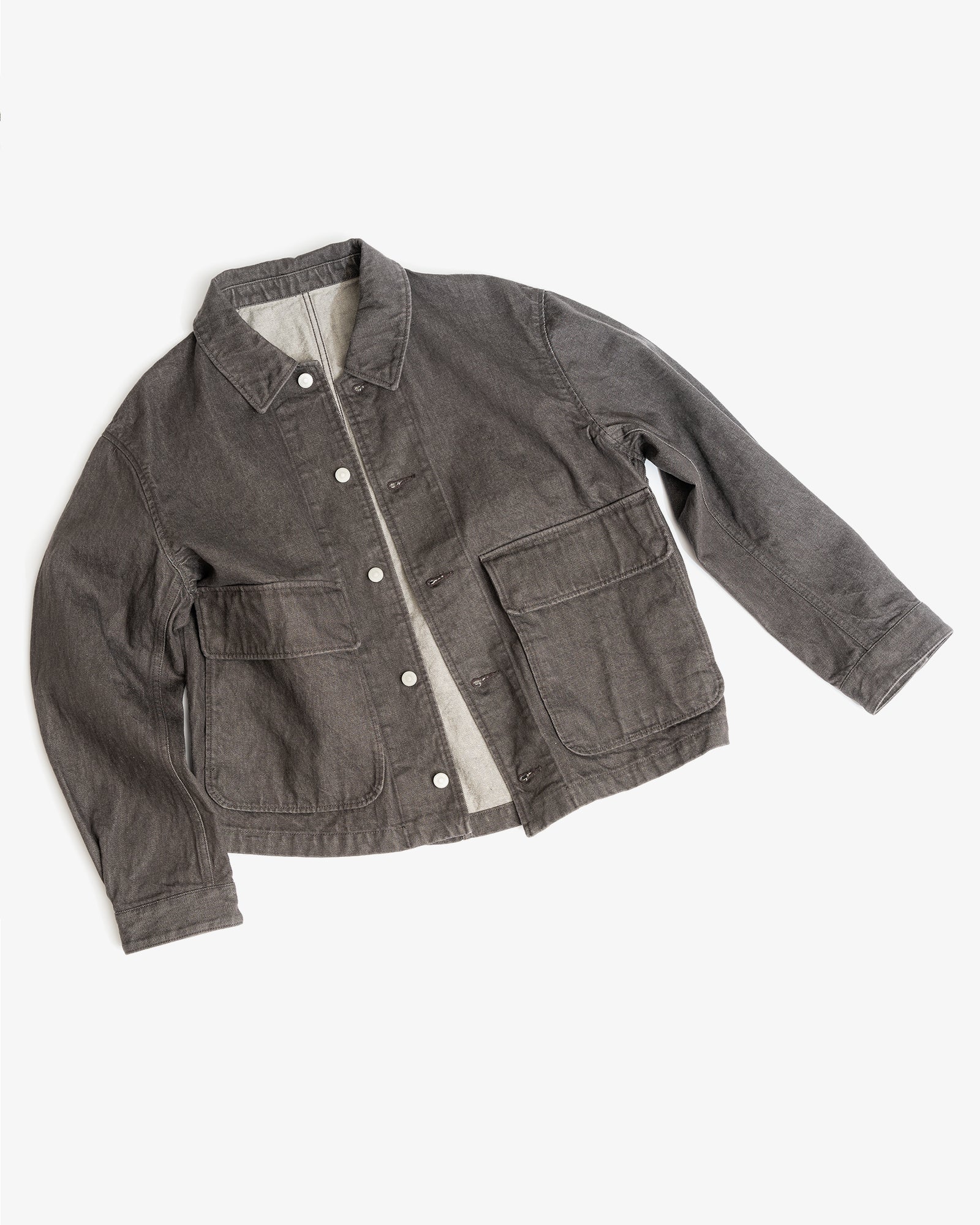 REPLICA JACKET - BROWN ROPE DYED 13.5 OZ DENIM