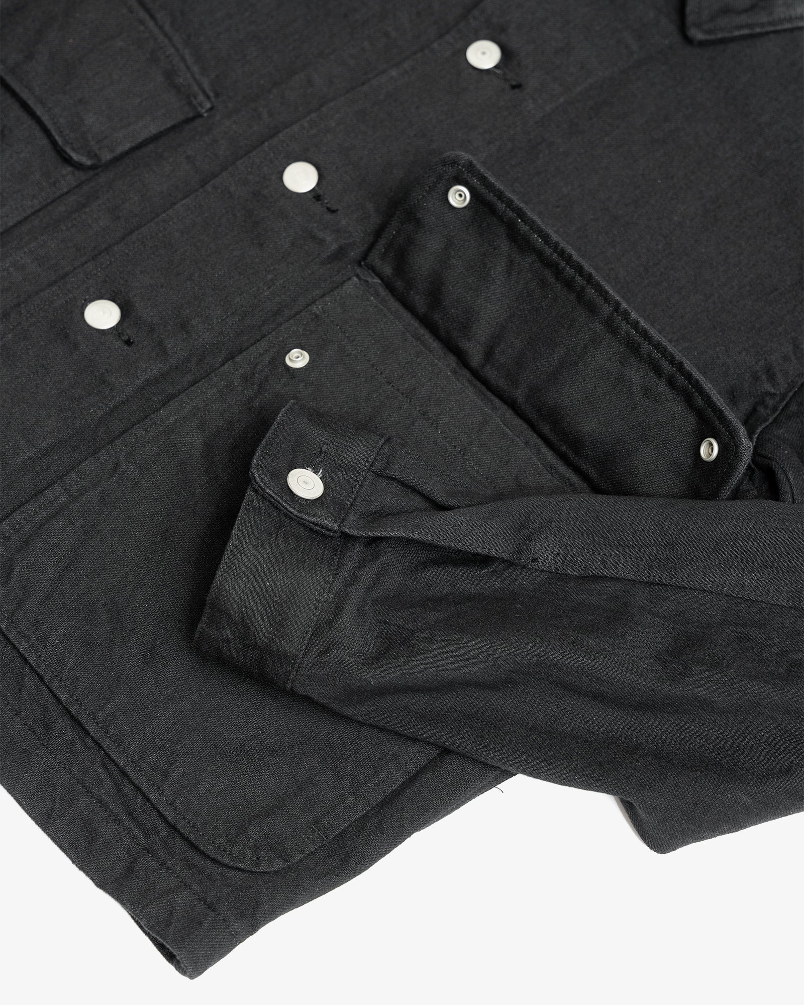 REPLICA JACKET - BLACK 13.5 OZ DENIM