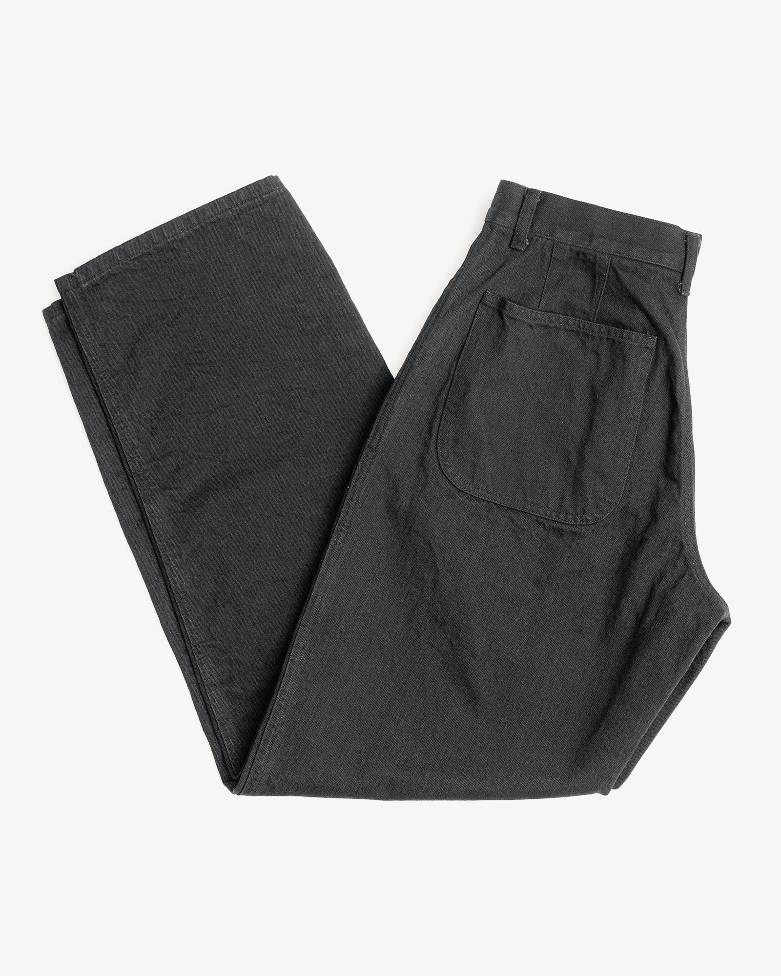 5PKT JEAN - BLACK 13.5 OZ DENIM