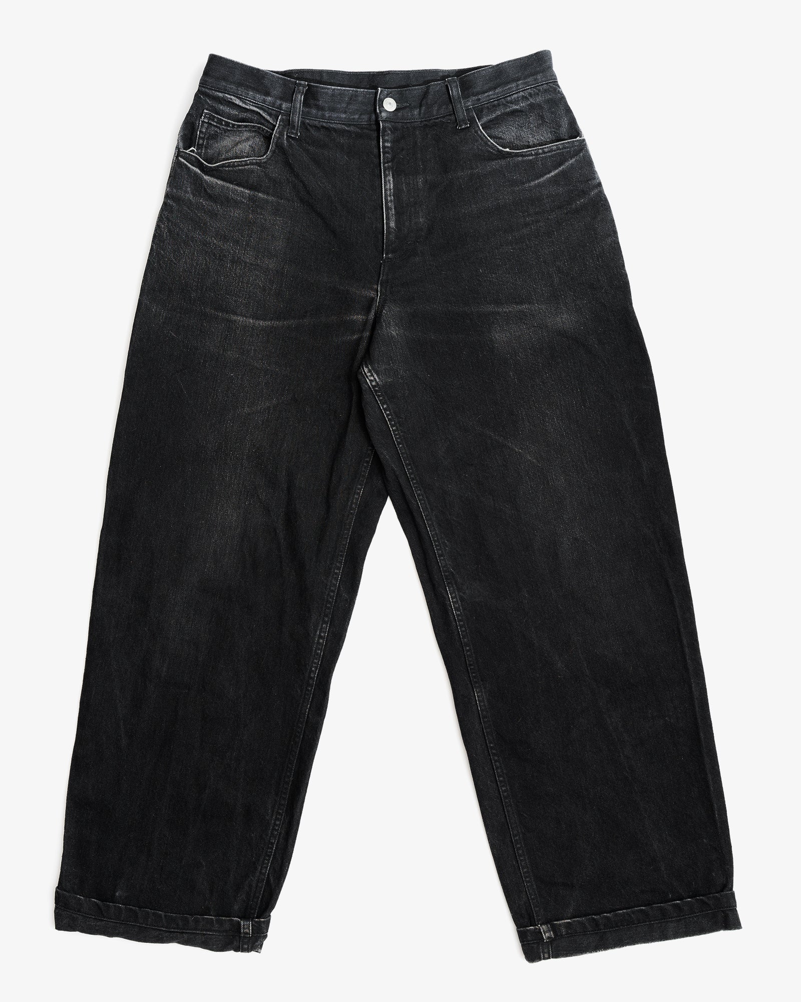 5PKT JEAN - BLACK DENIM (ONE WASH)